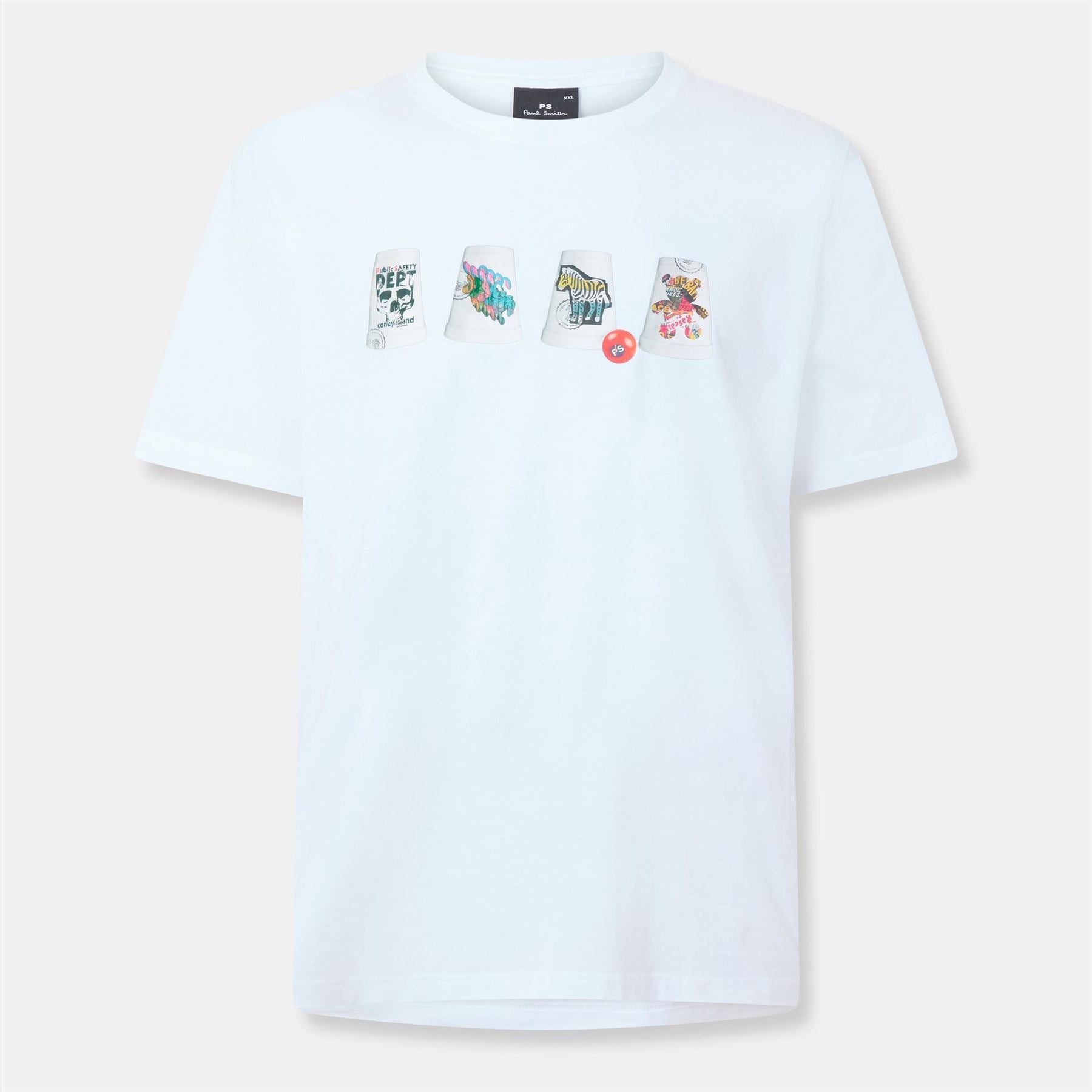 PS Paul Smith Cups Regular Fit Short Sleeve T-Shirt