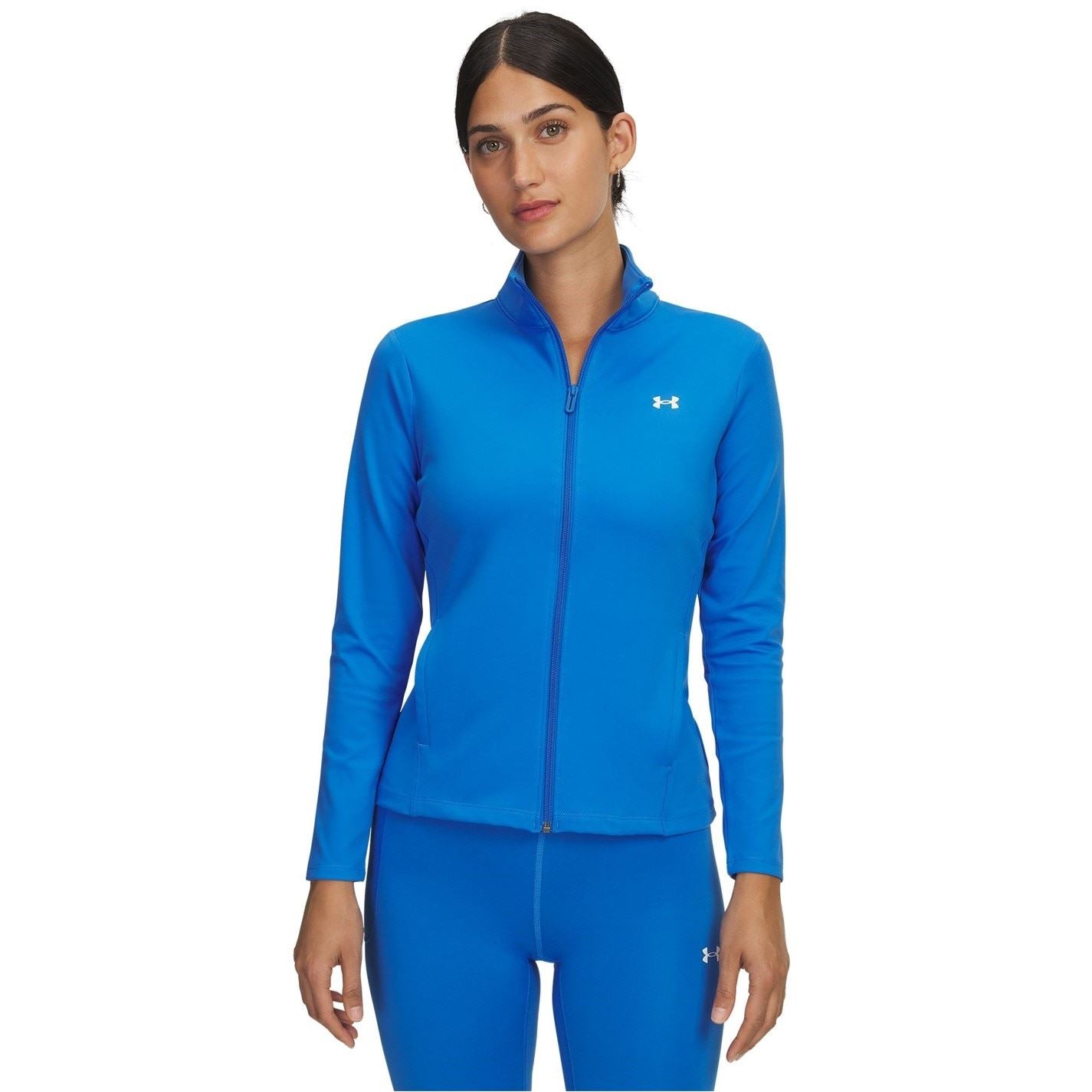 Under Armour Motion Emea Solid Patterned Ribbed Cuff Track Jacket