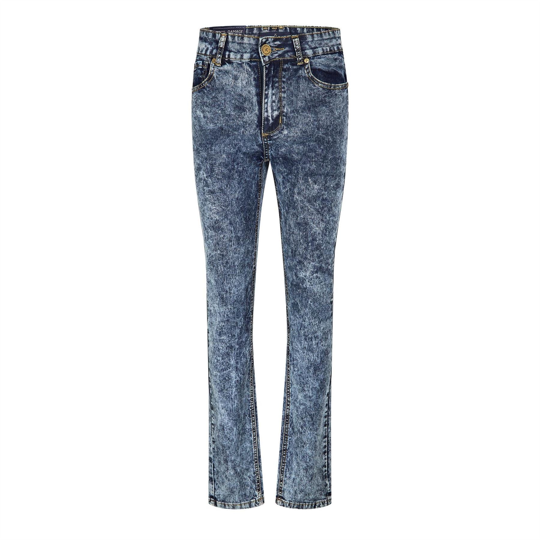 Criminal Damage SOS Skinny Fit Five Pocket Jeans