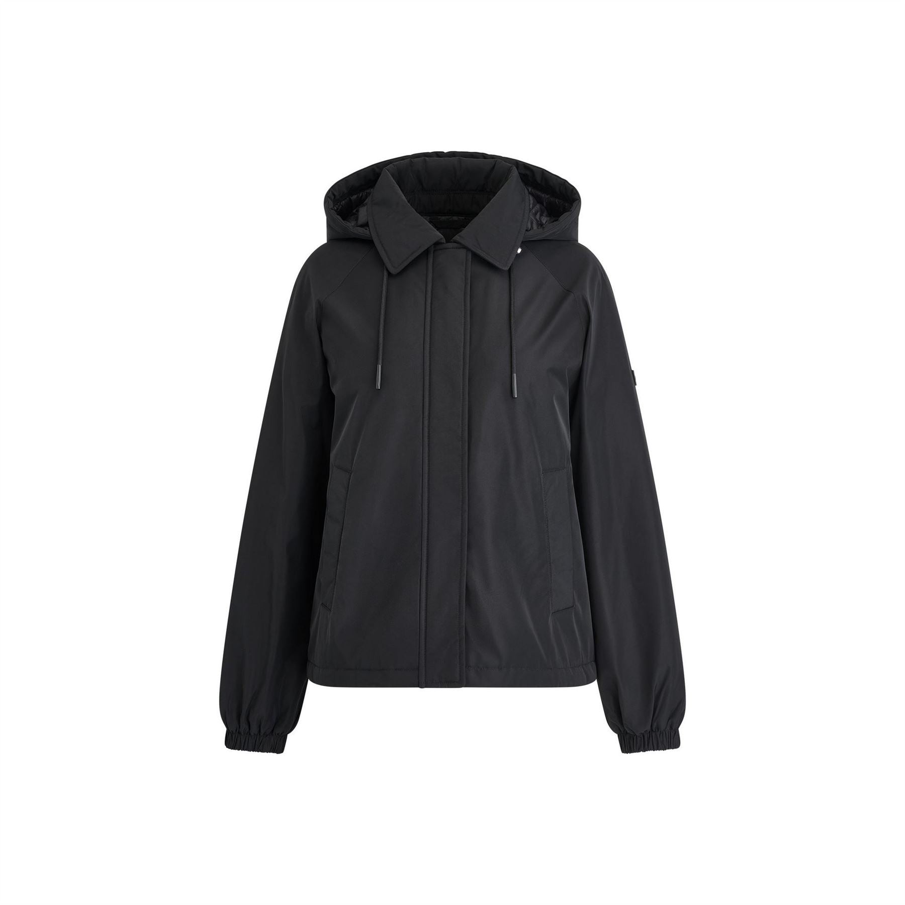 DKNY Andrea Check Water Resistant Rain Jacket