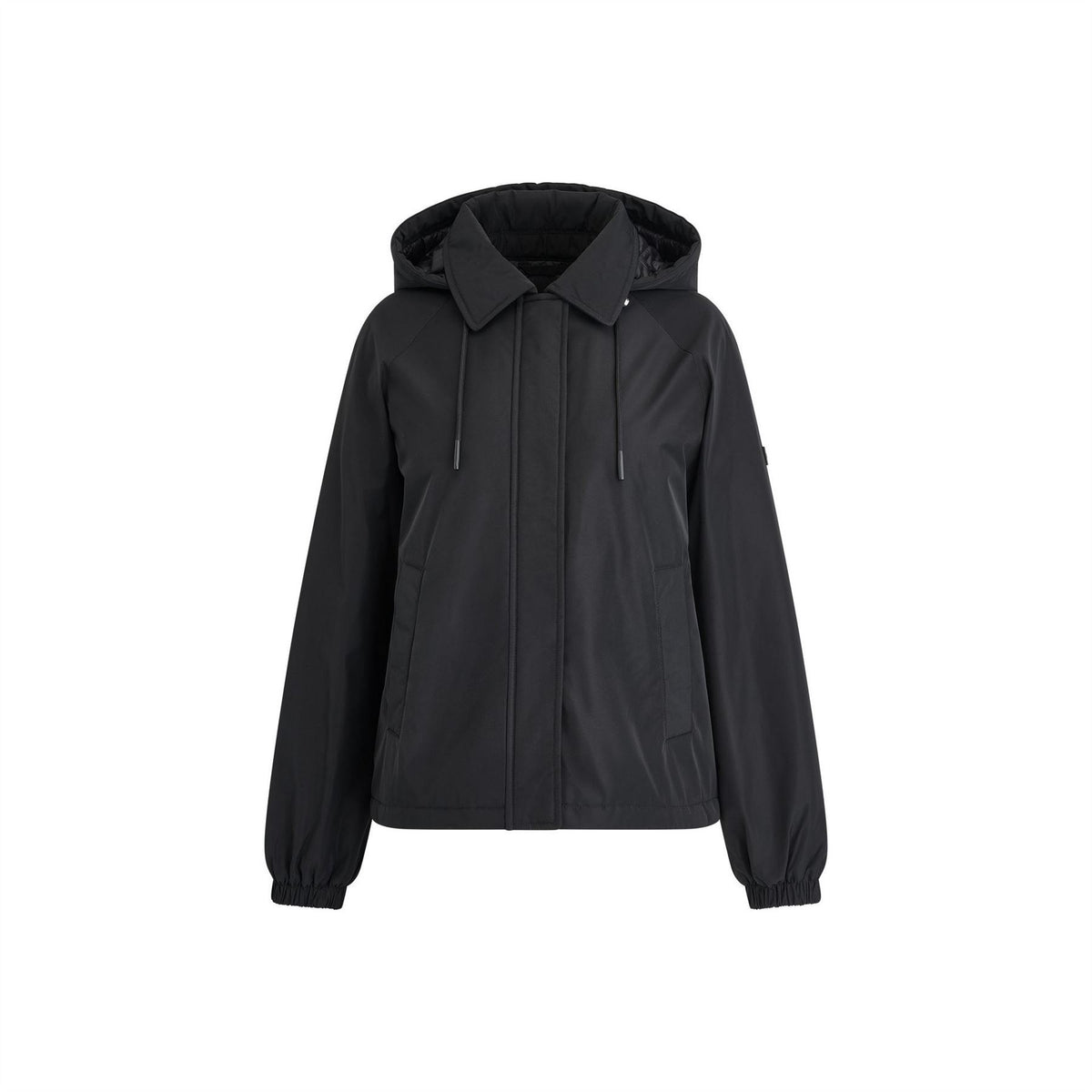 DKNY Andrea Check Water Resistant Rain Jacket