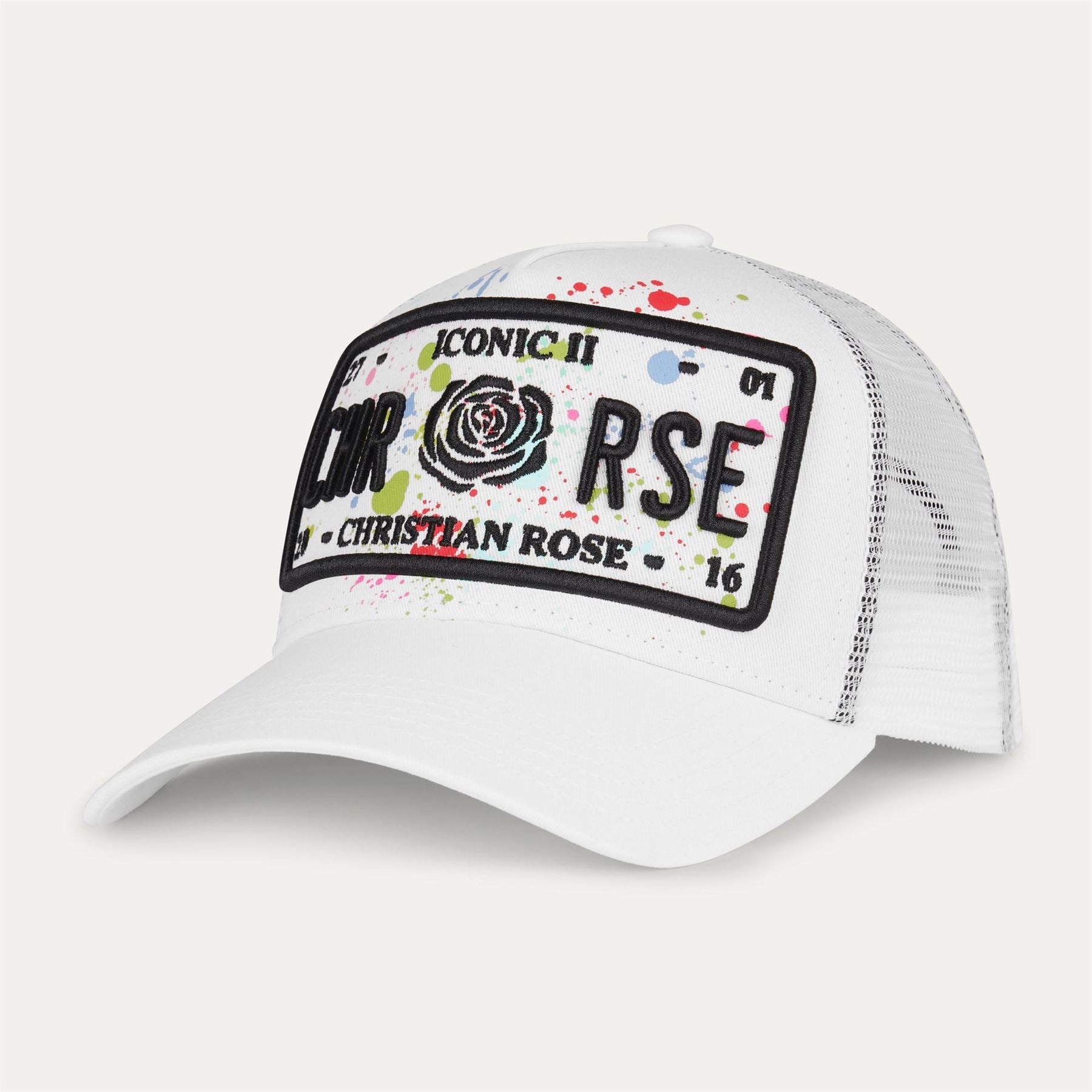 Christian Rose Ii Plate Trucker Cap