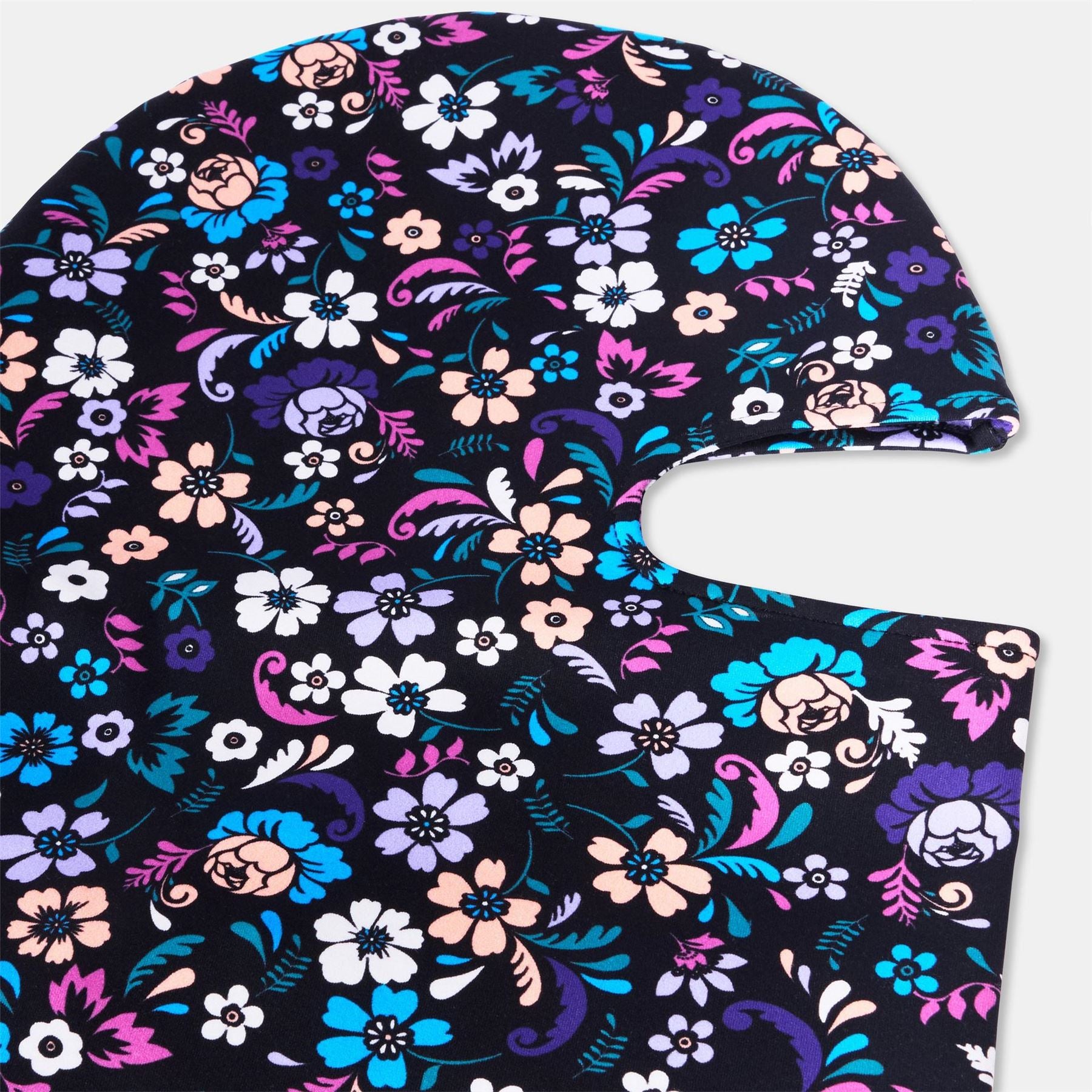Off White  Flower Black Balaclava