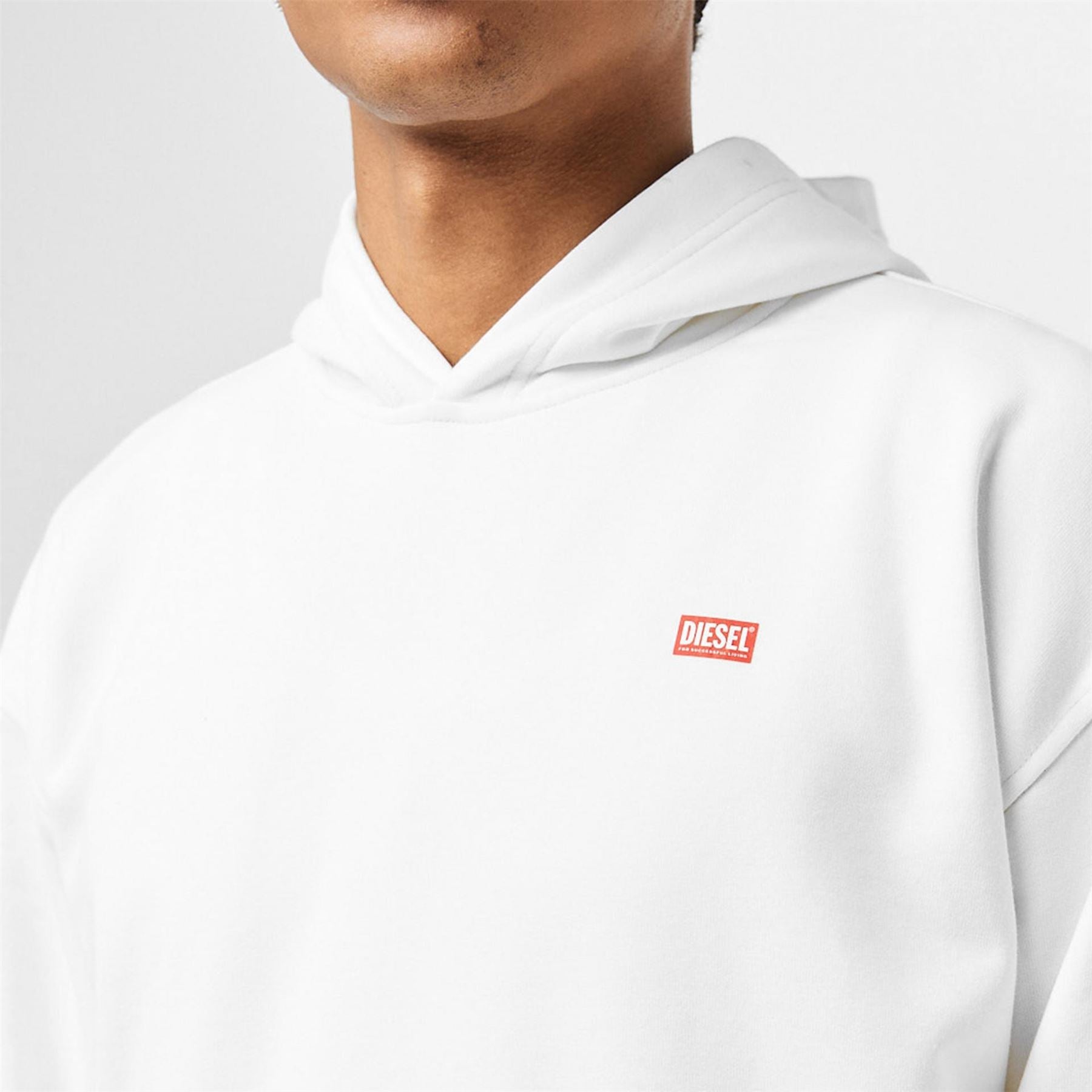 Diesel Boxt Hood Relaxed Fit Long Sleeve Sweatshirt