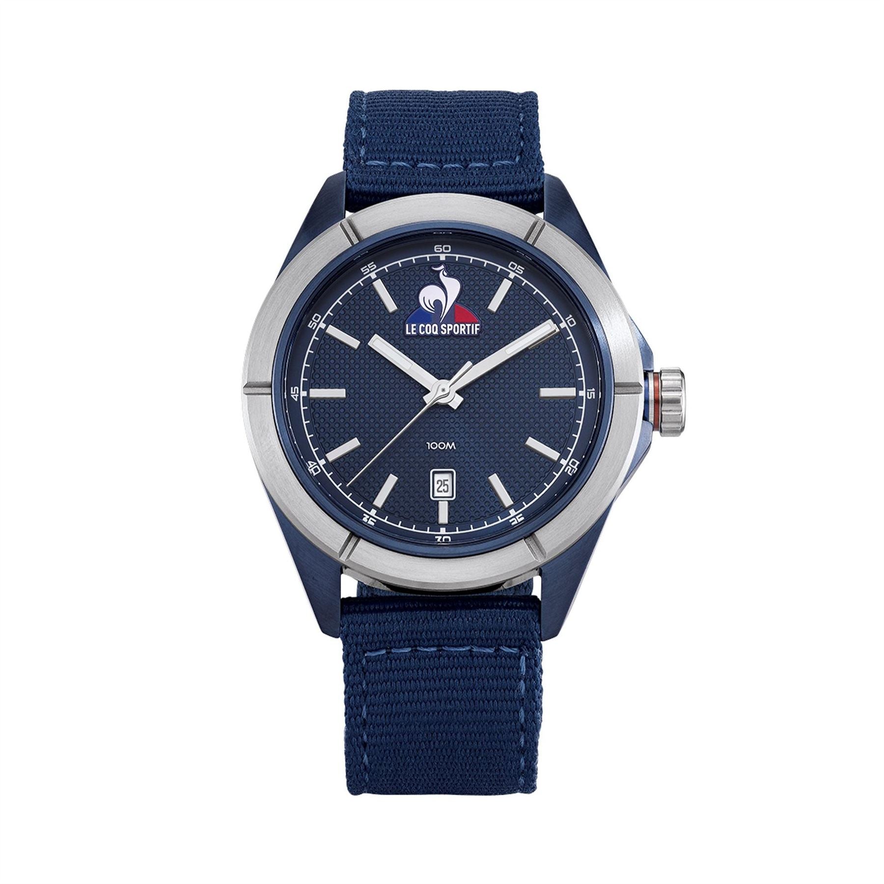 Le Coq Sportif Blue Nylon Digital Watch