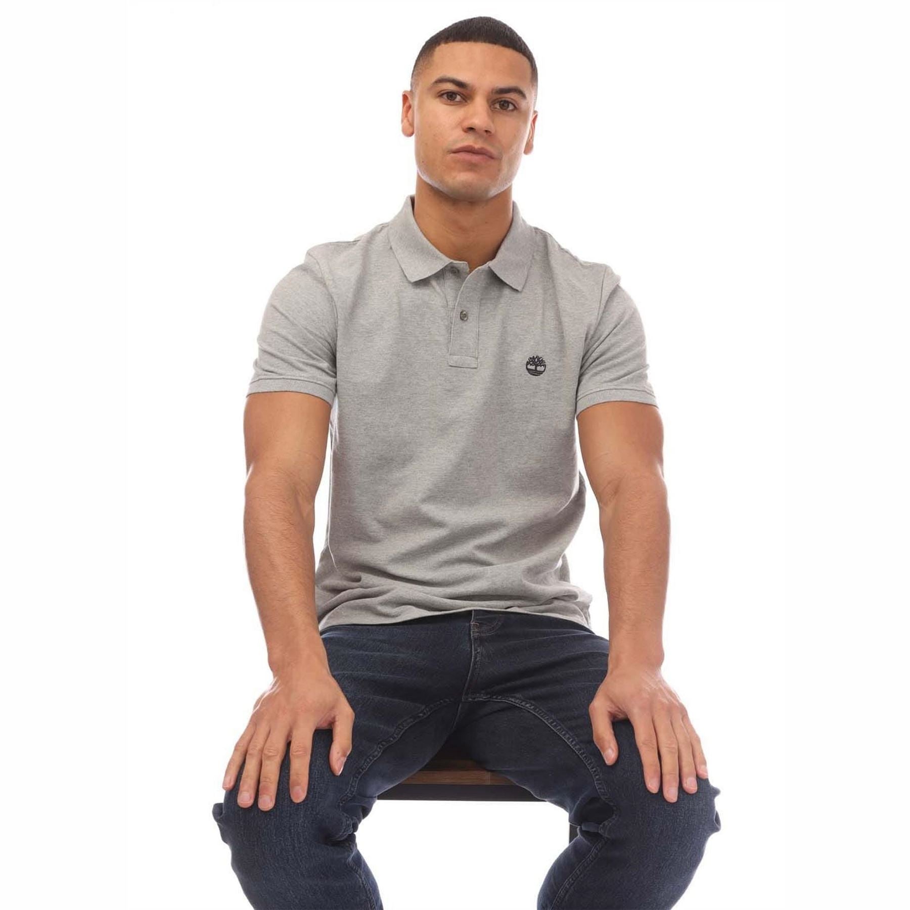 Timberland Oyster River Logo Short Sleeve Polo Shirt