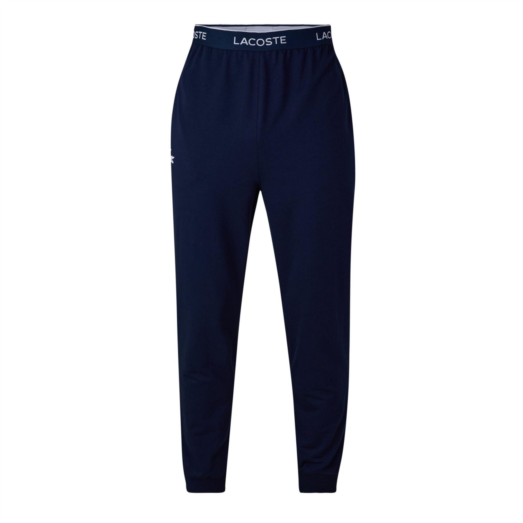 Lacoste Crocodile Logo Solid Patterned Slim Joggers