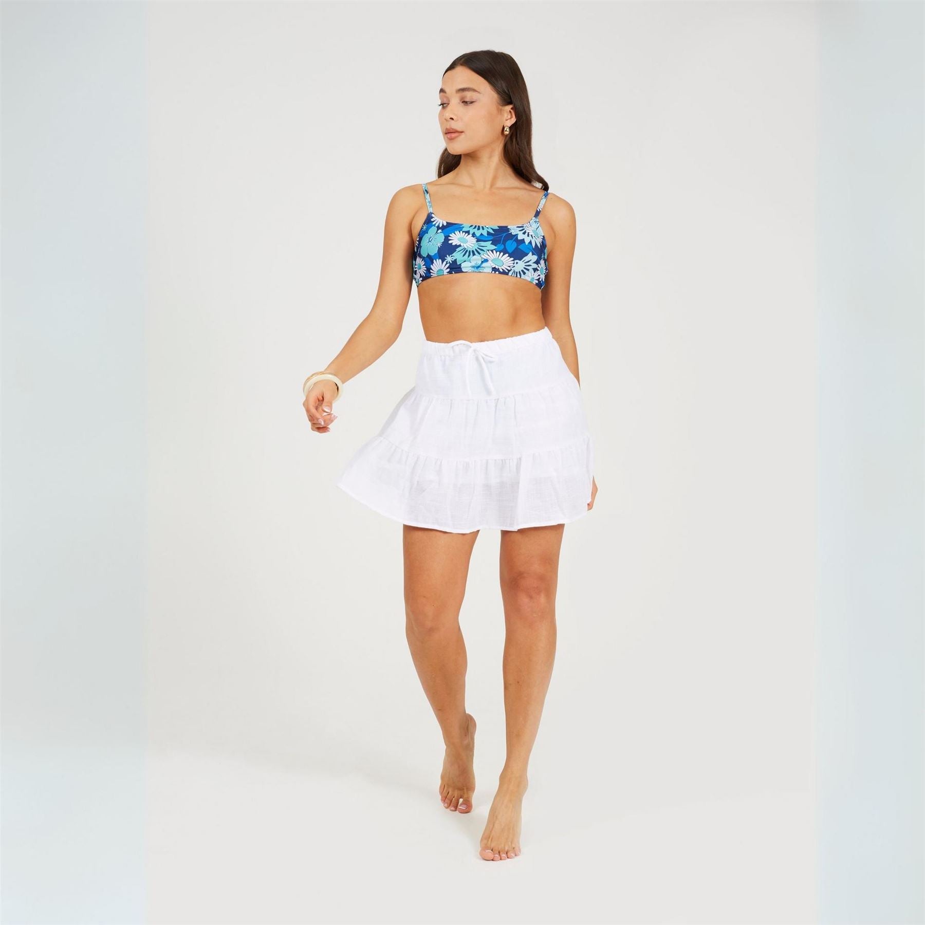 Brave Soul Strappy Sqaure Neck Bikini Top