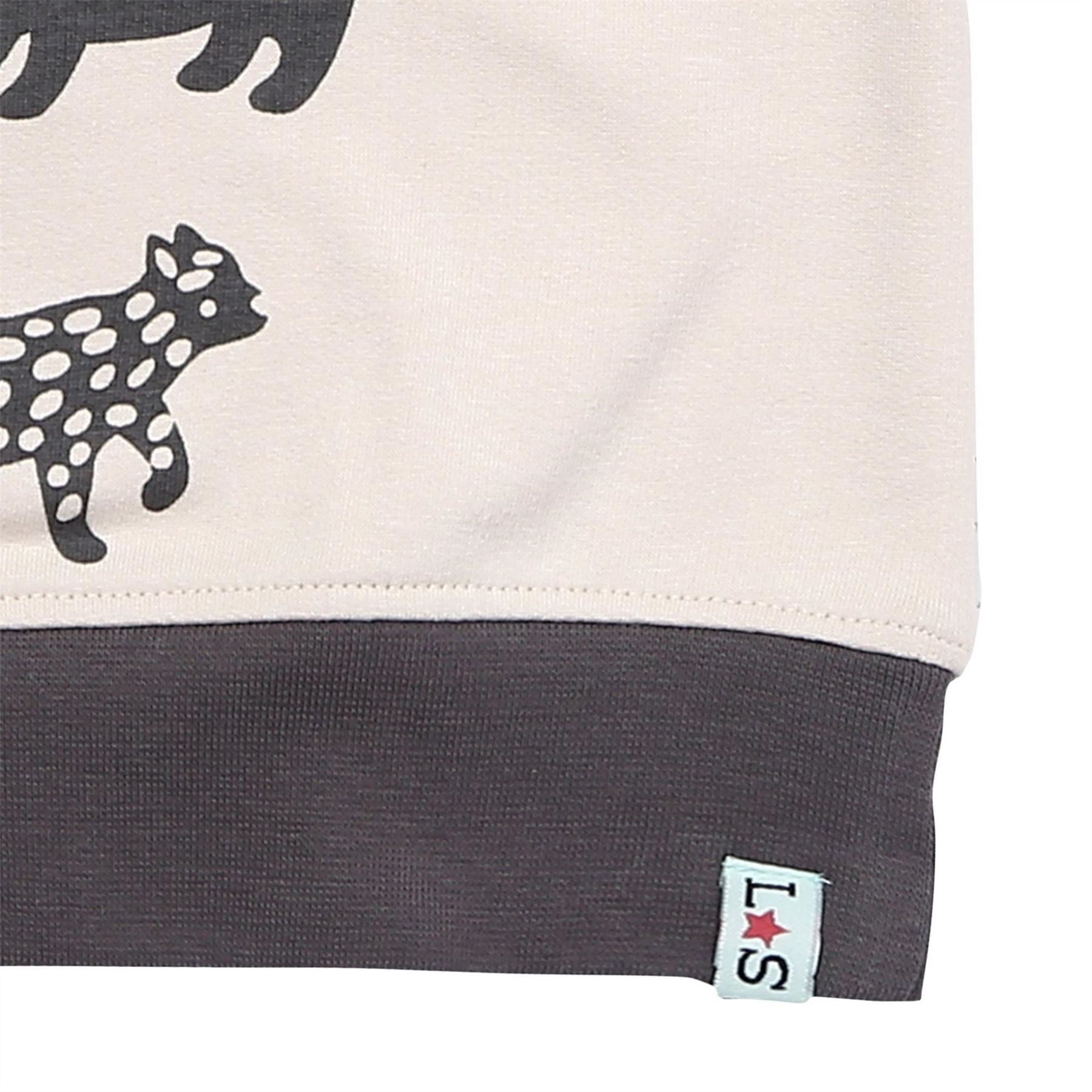 Lilly and Sid Leopard Crew Sweatshirt