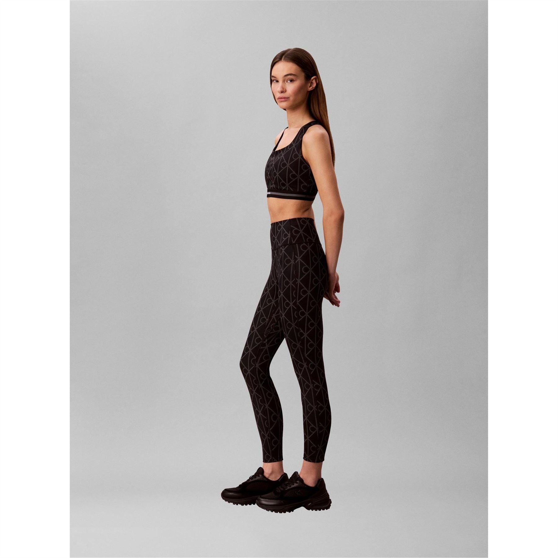 Calvin Klein Icon Wordmark Solid Shapewear Leggings