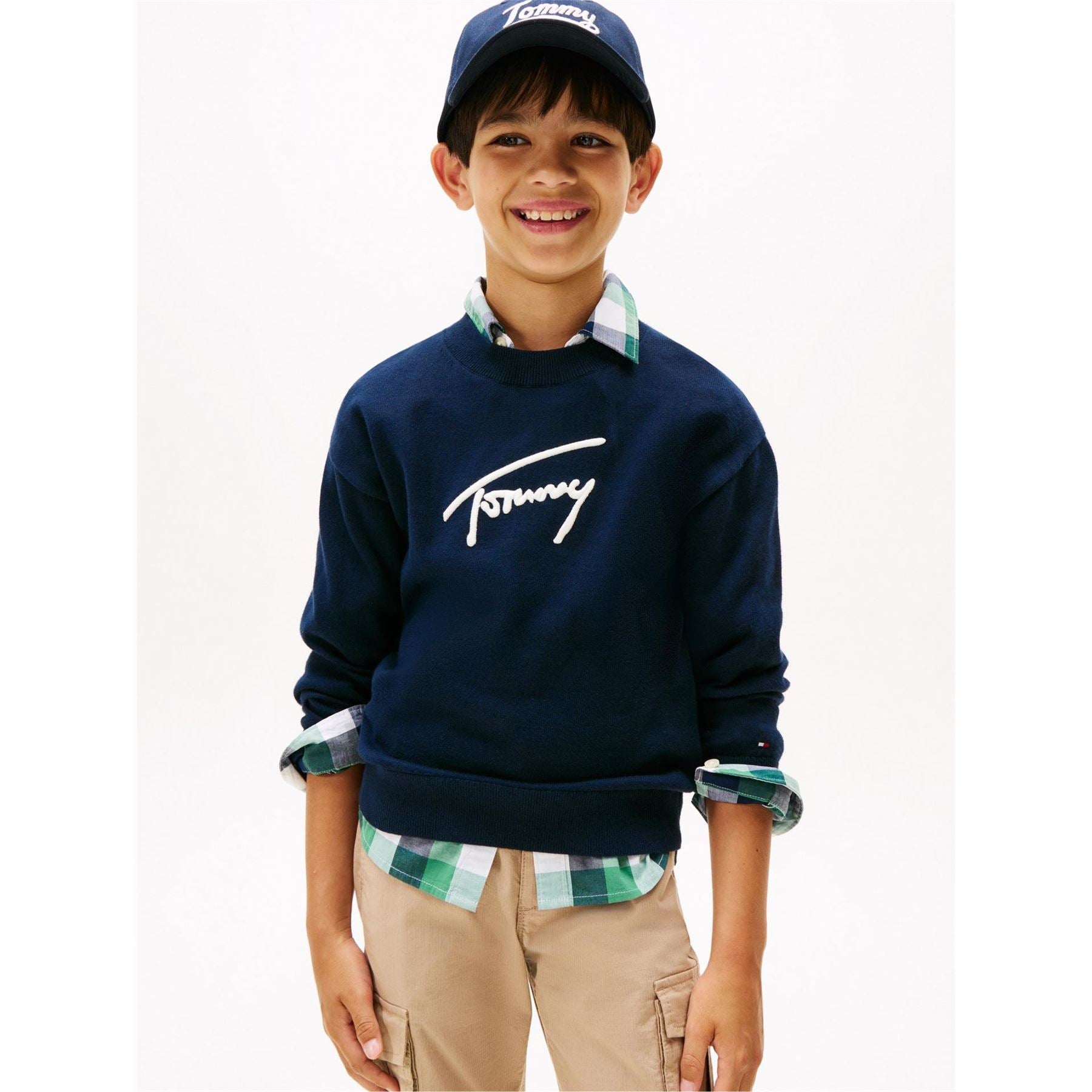 Tommy Hilfiger Graphic Soft Knit Crew Neck Jumper