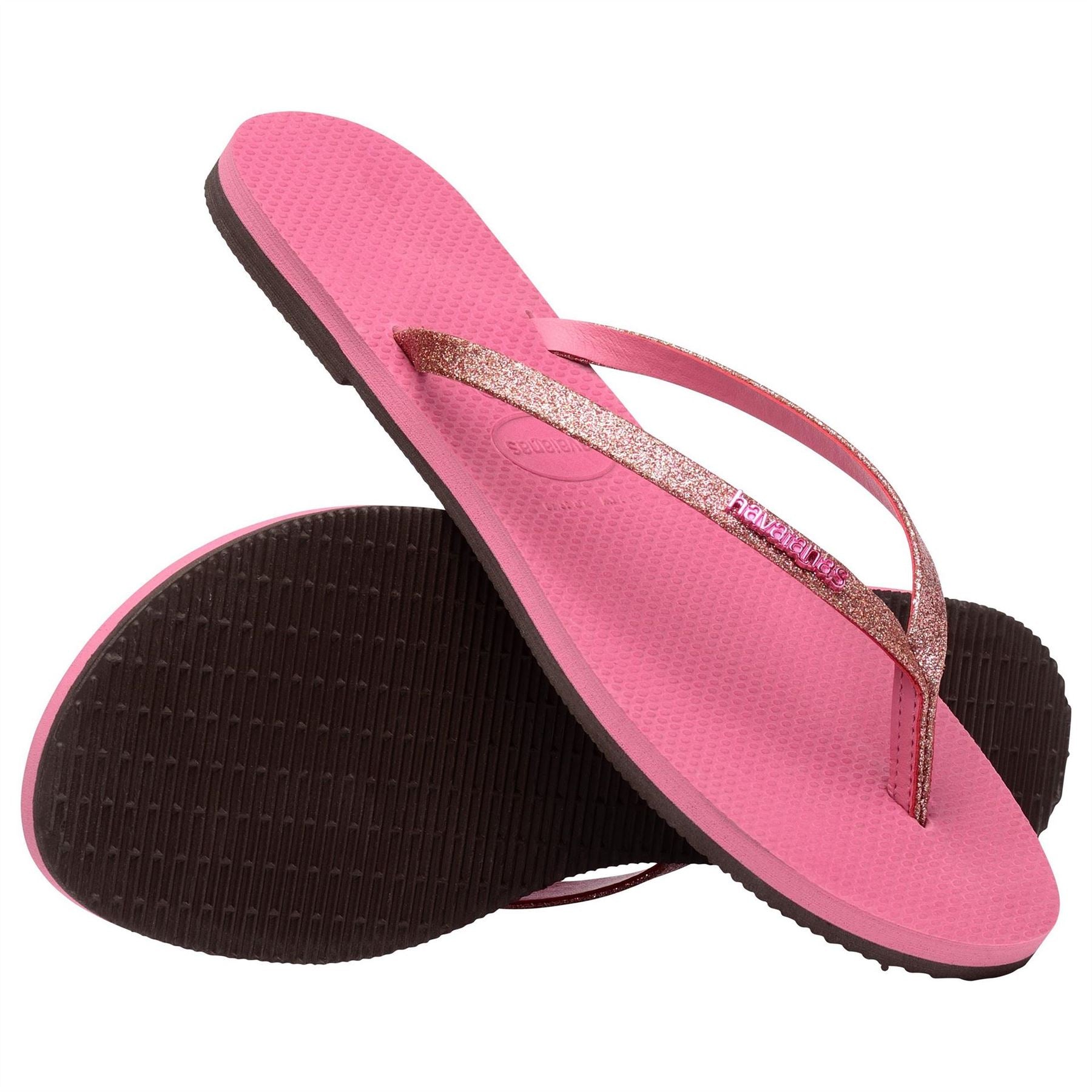 Havaianas Womens Hav. You Glitter Golden 35 36 Flip Flops