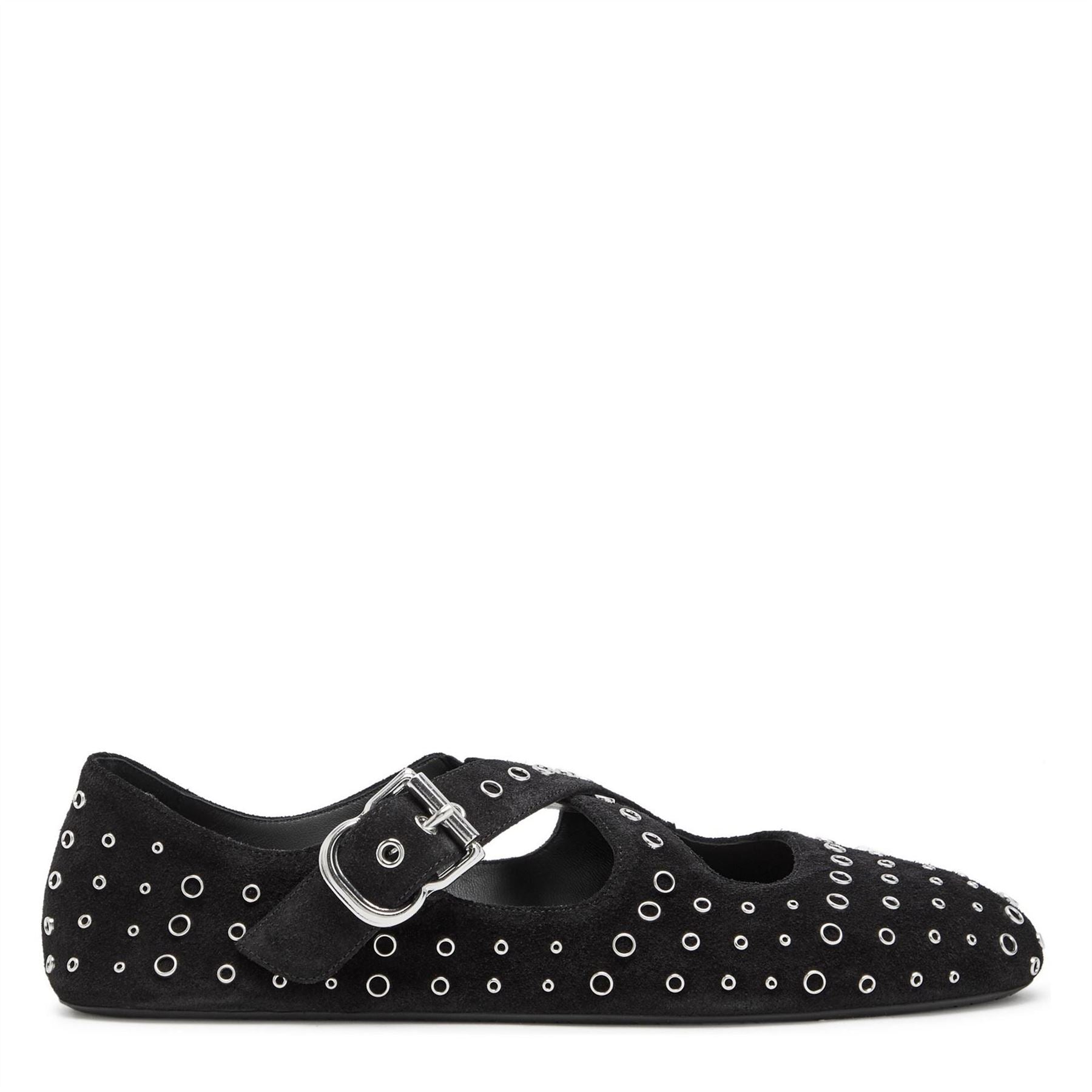 Alaia Cross Ballet Flats