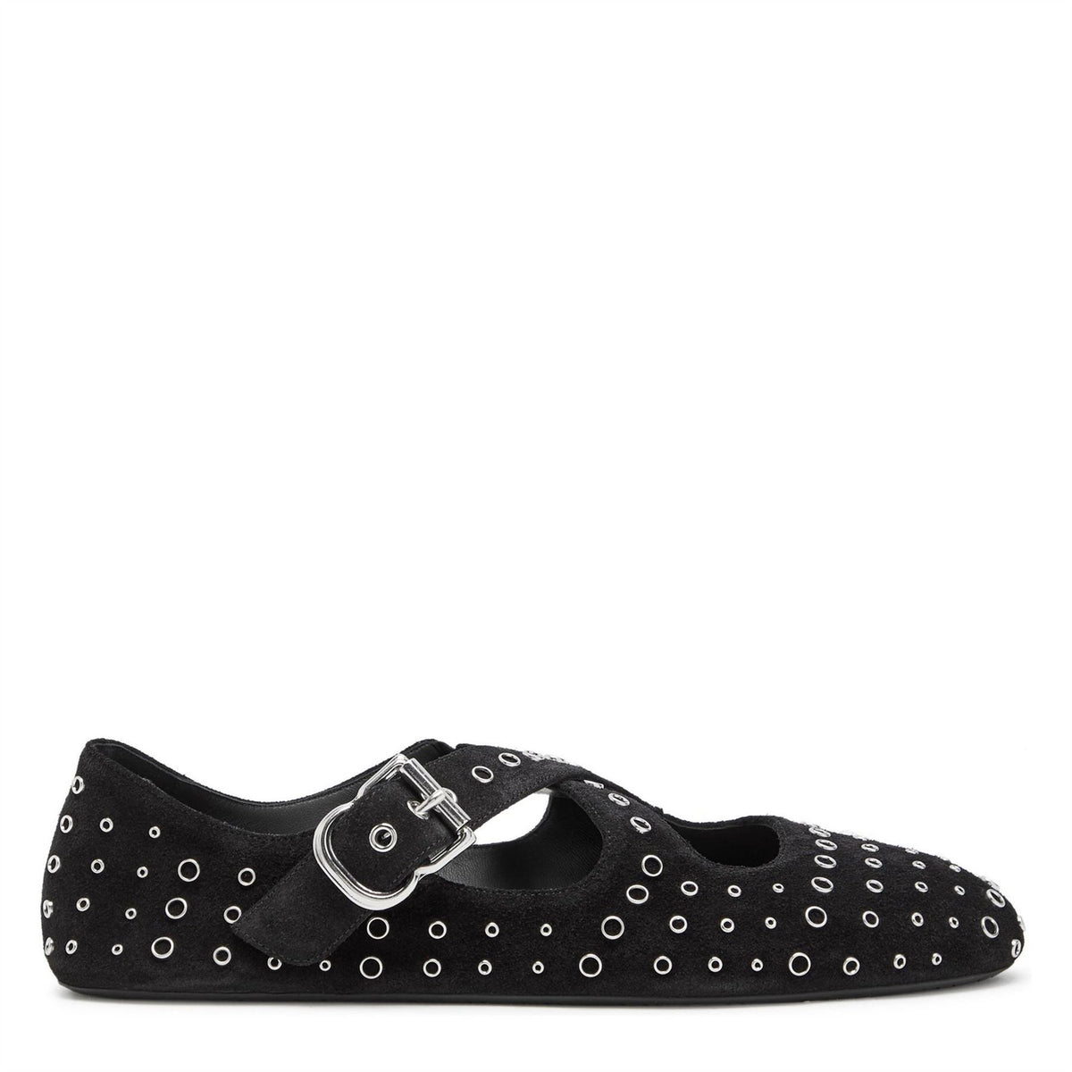 Alaia Cross Ballet Flats