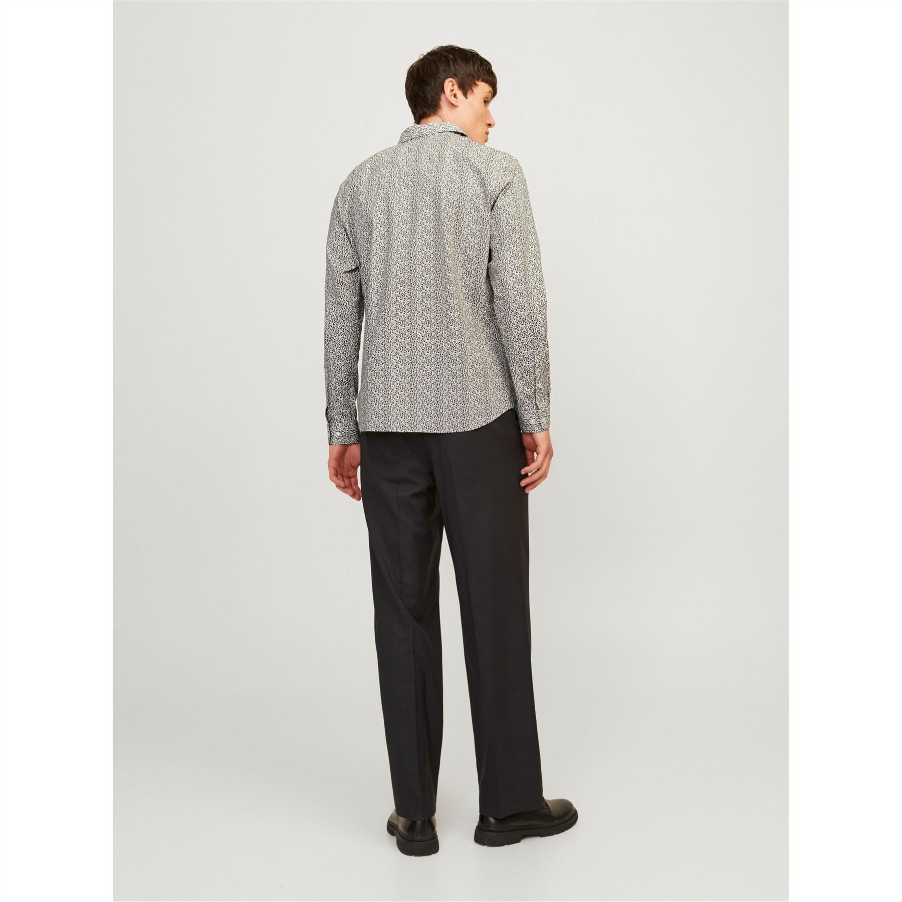 Jack and Jones All Over Print Slim Fit Dress Shirt