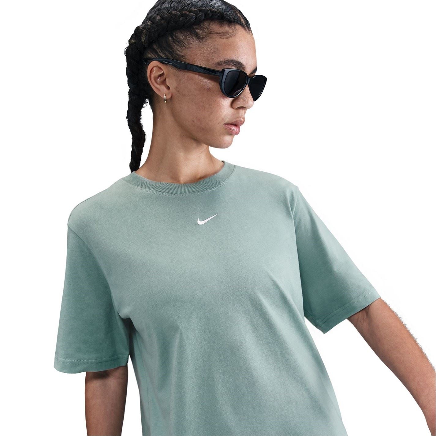 Nike Oversized Logo Print Crew Neck T-Shirt