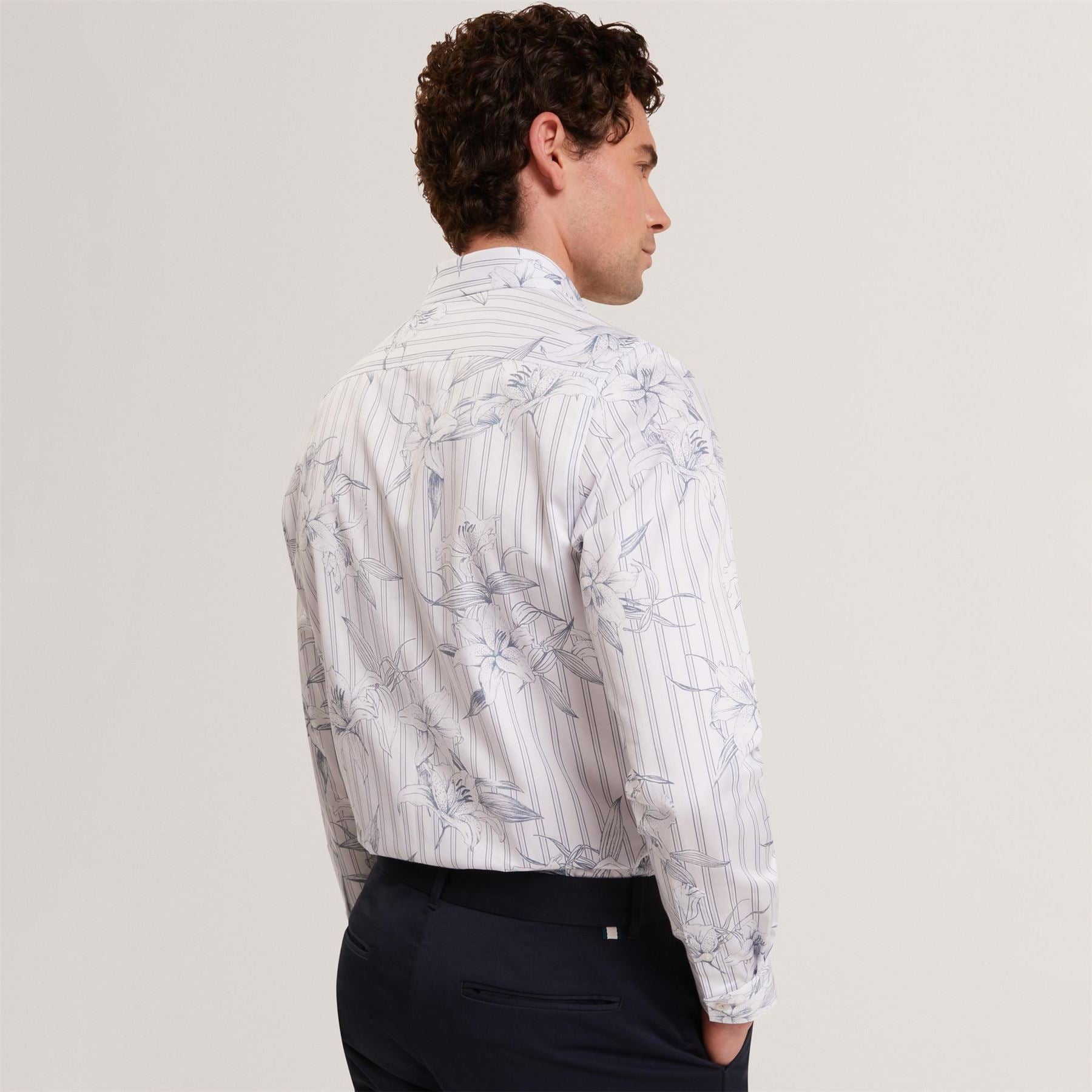 Ted Baker Lsreg Florlshirt Sn62