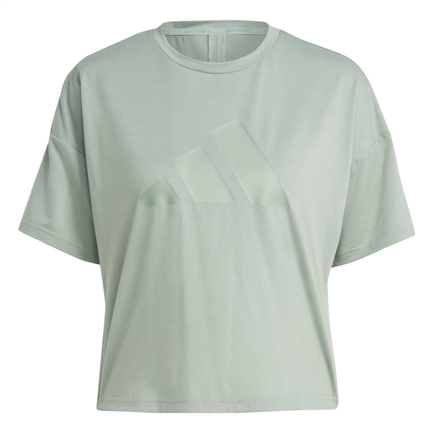 adidas Icons Logo Print Cropped T-Shirt