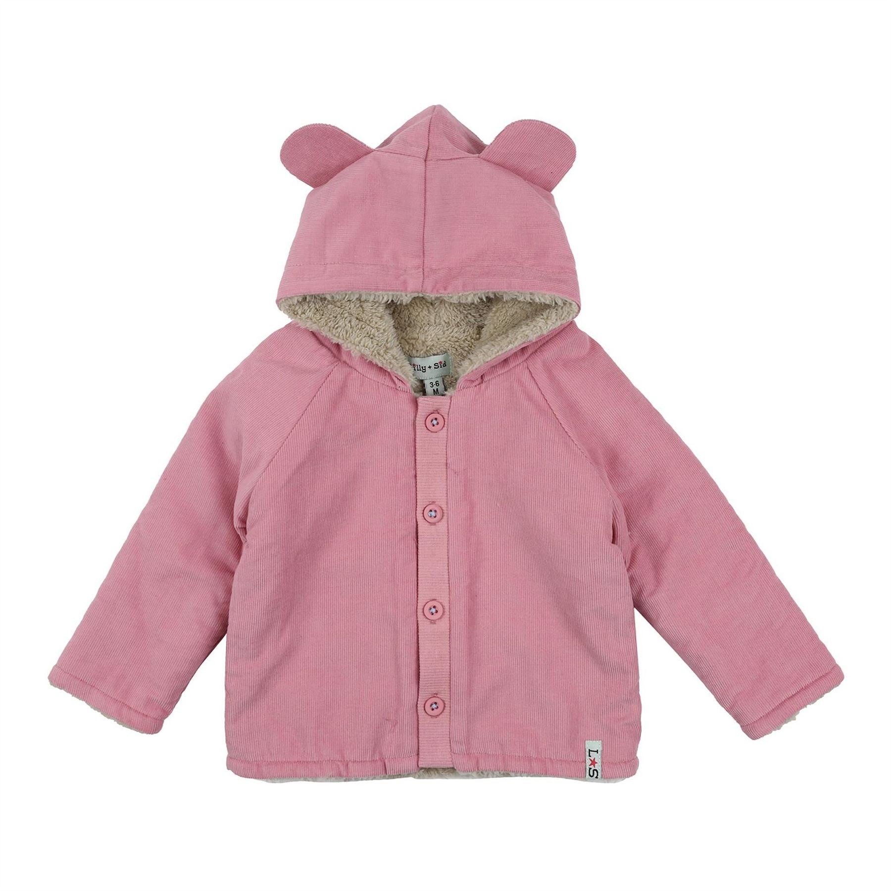 Lilly and Sid Bear Cord Coach Jacket