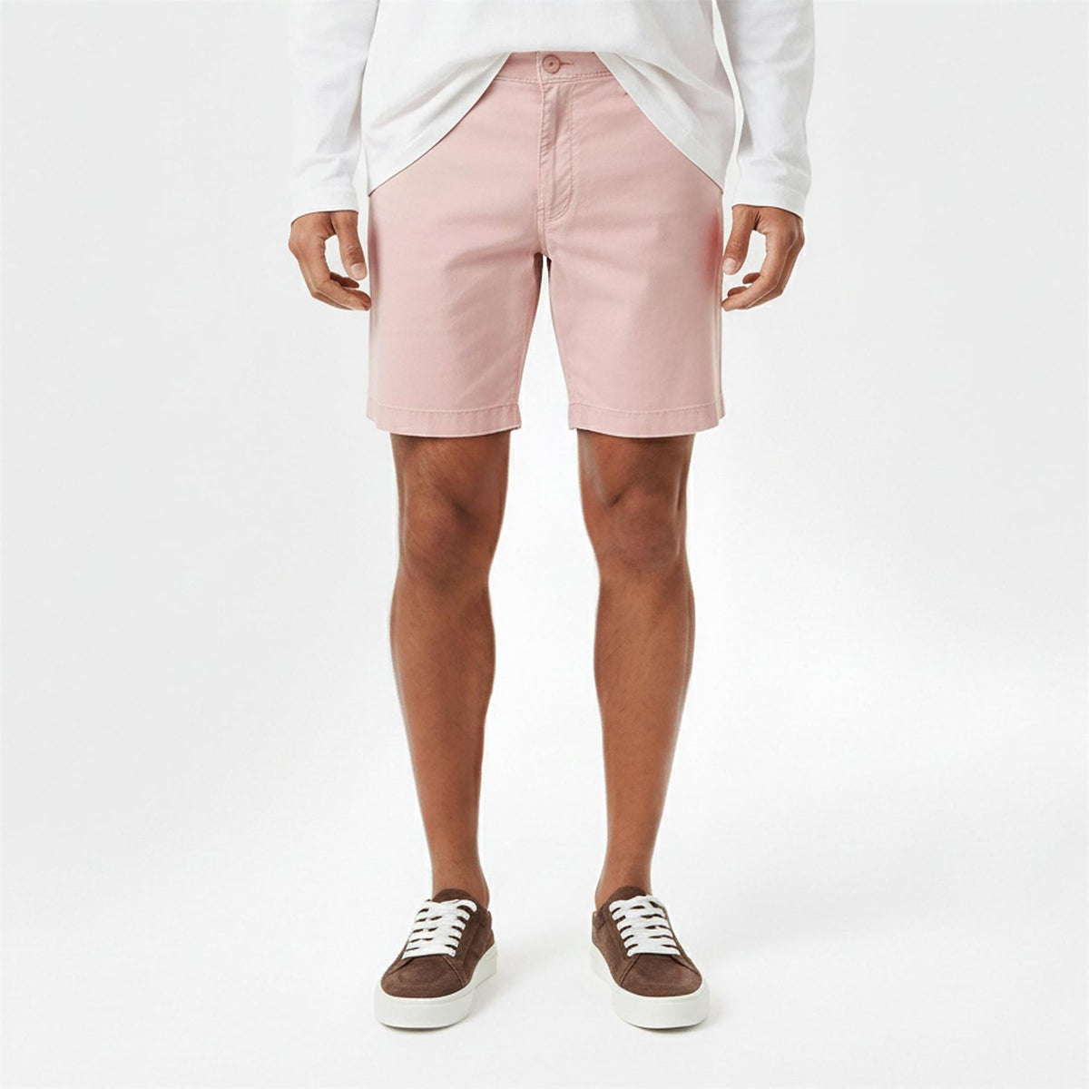 Levis 
Solid Patterned Kano Blue Chino Shorts