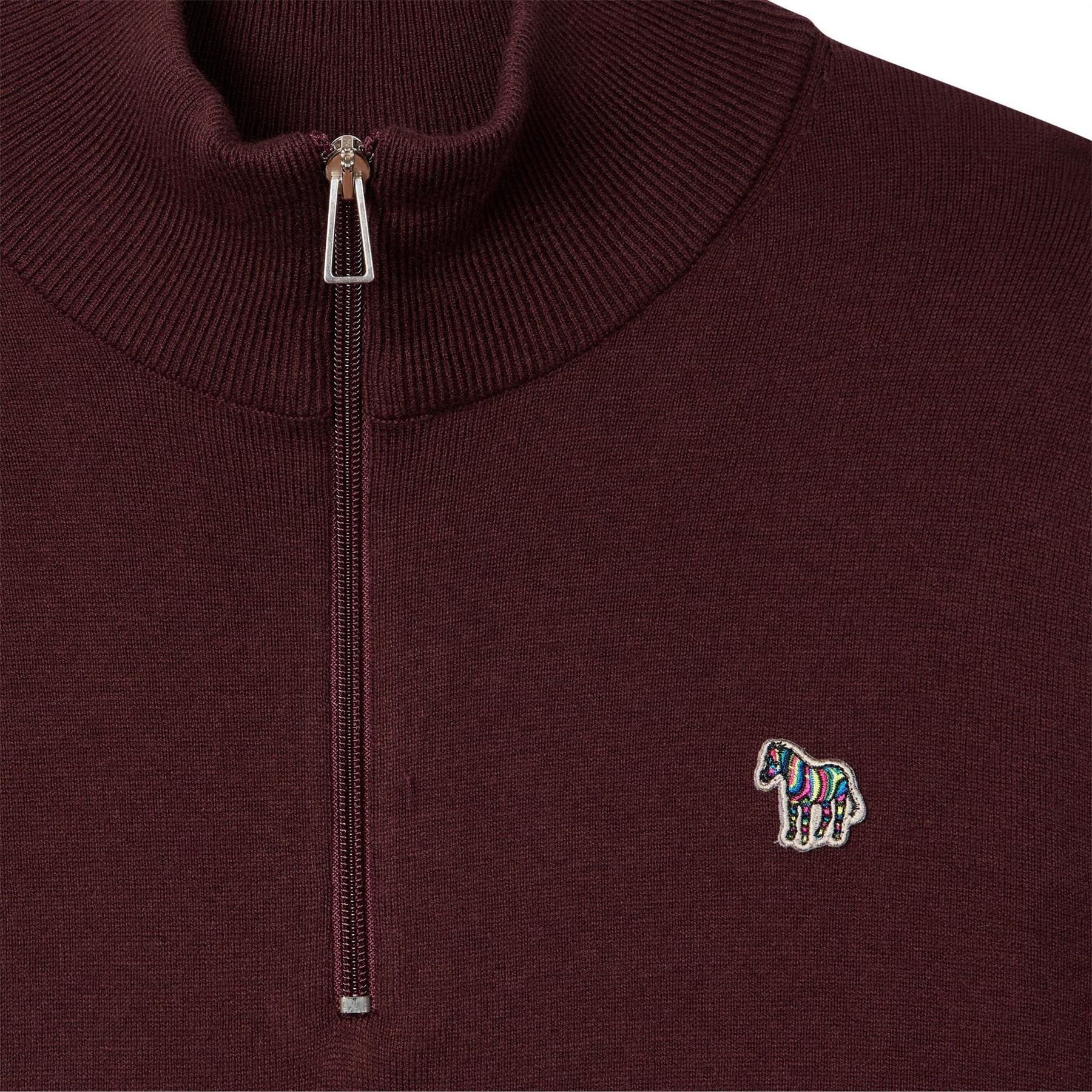 PS Paul Smith Logo Quarter Zip Sweater