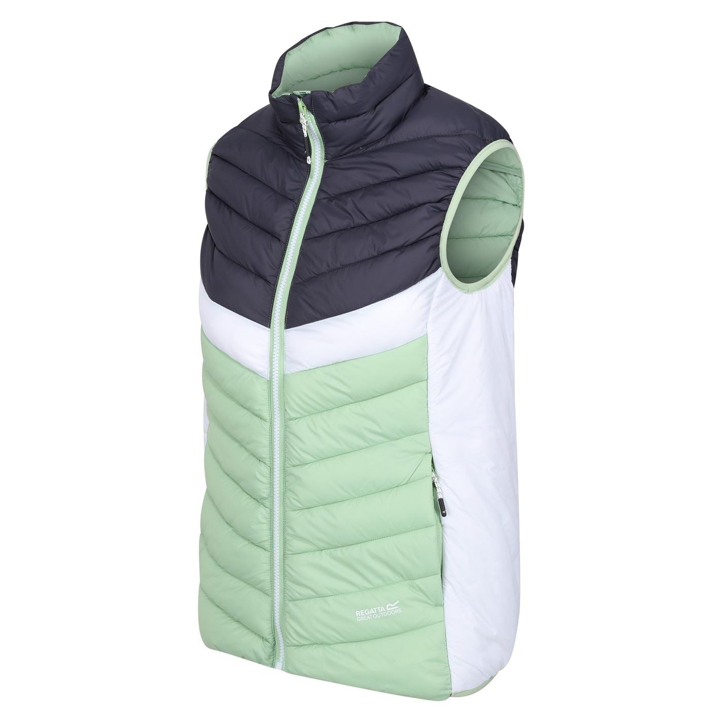 Regatta Harrock Color Block Mock Neck Gilet