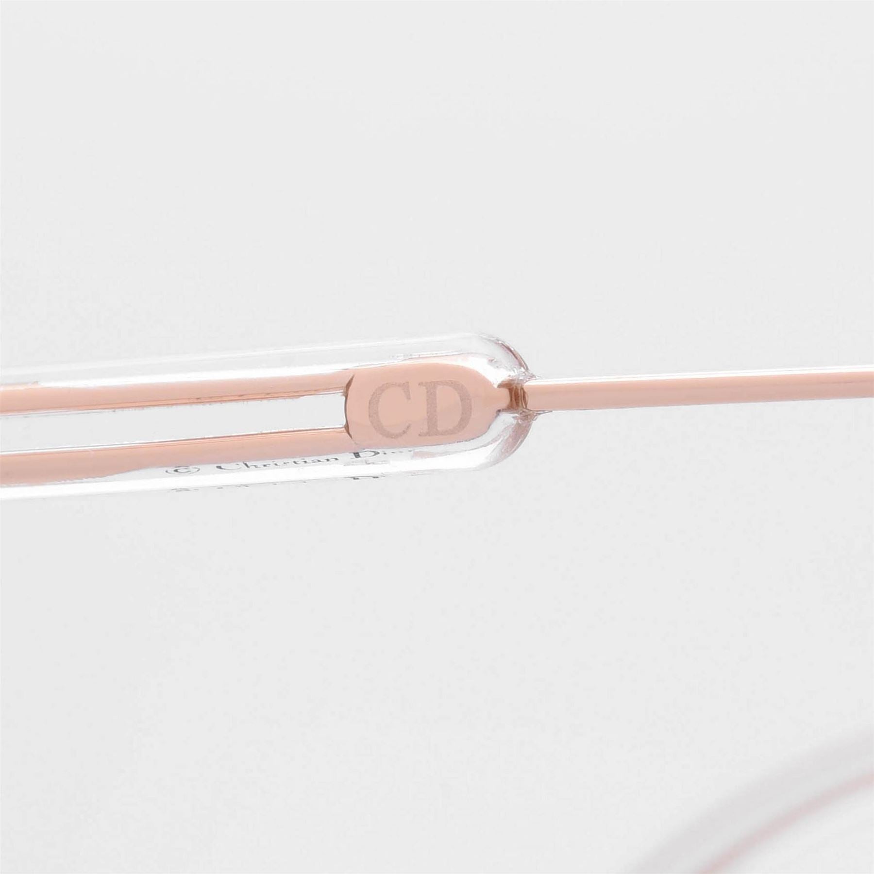 DIOR Brown 0cd000755 Round Sunglasses