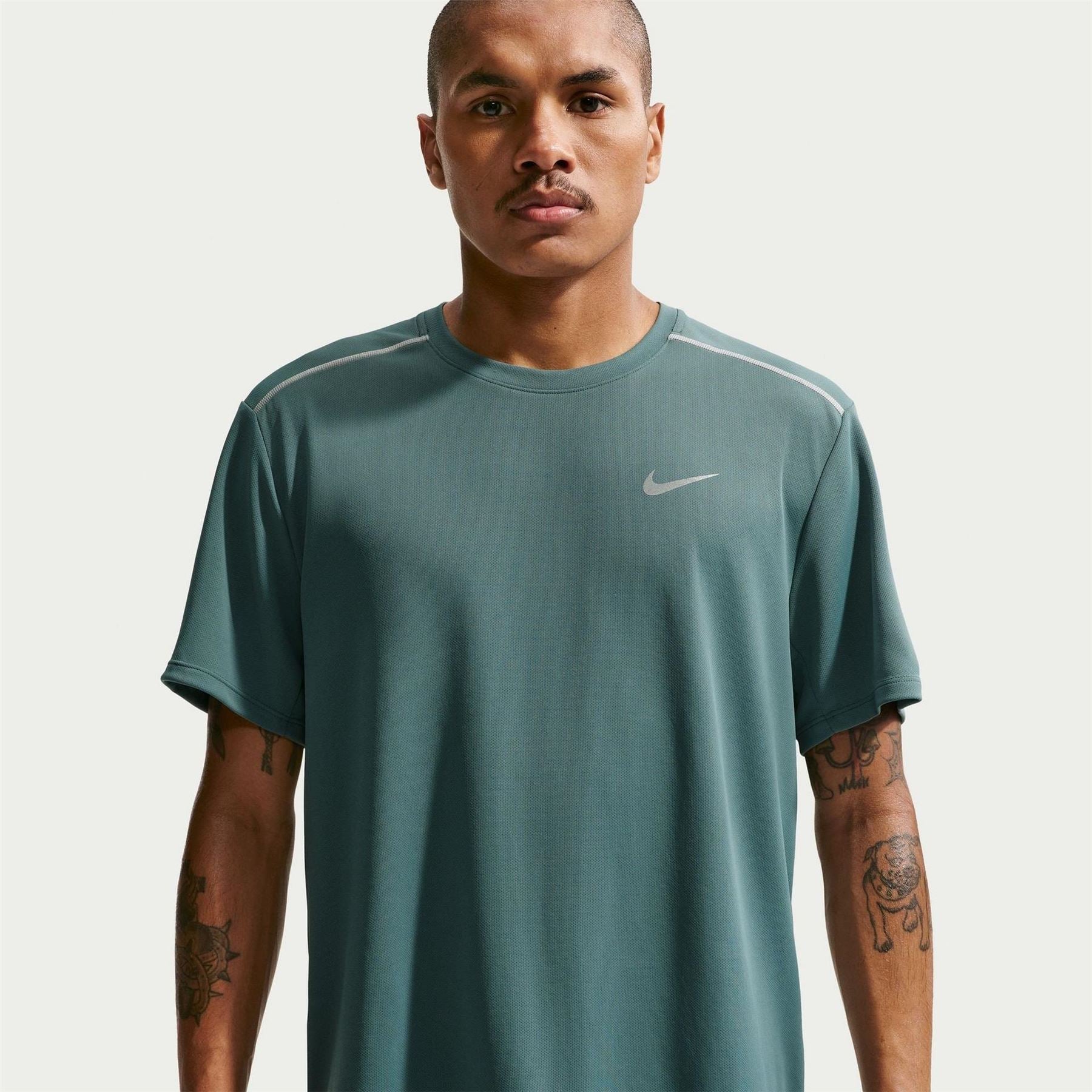 Nike Mens Drifit Miler Running Top