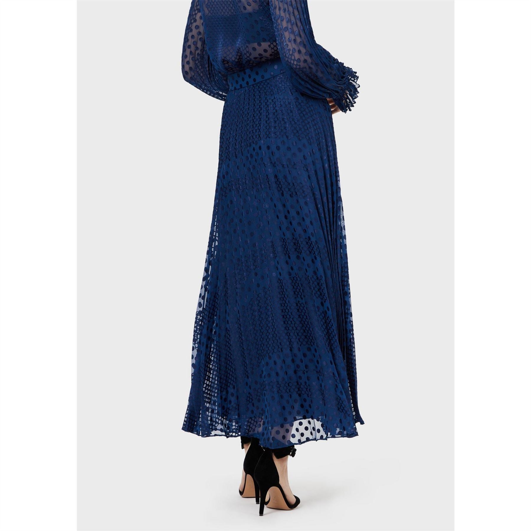 Emporio Armani Plet Maxi A-Line Skirt