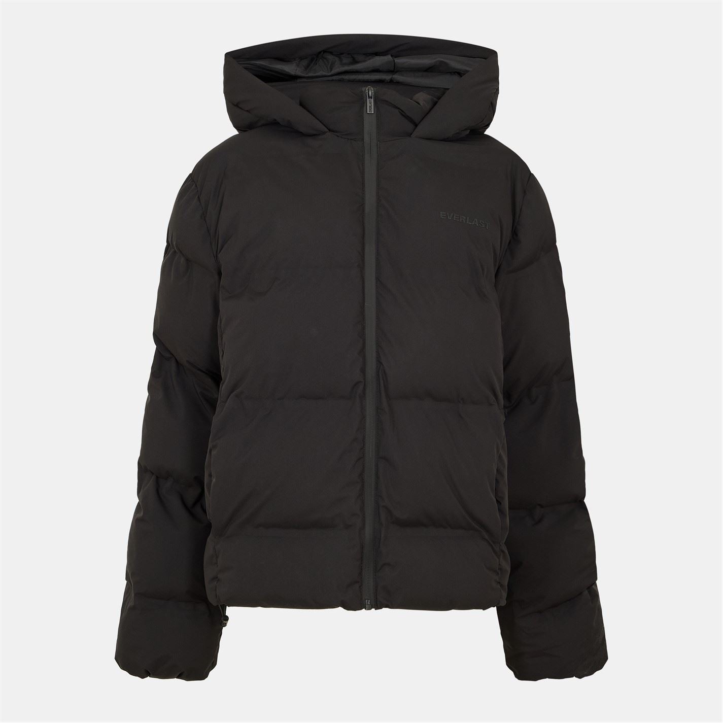 Everlast Water Resistant Windproof Detachable Hood Long Sleeve Puffer Jacket