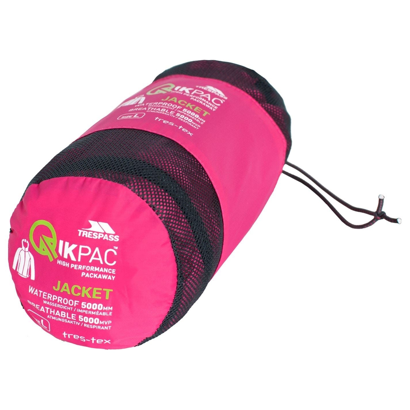 Trespass Tresspass Qikpac Hooded Rain Jacket