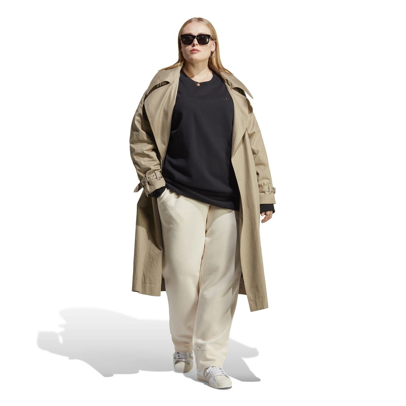 adidas Originals Womens Essentials Oversized Plus Size Sweatshirt