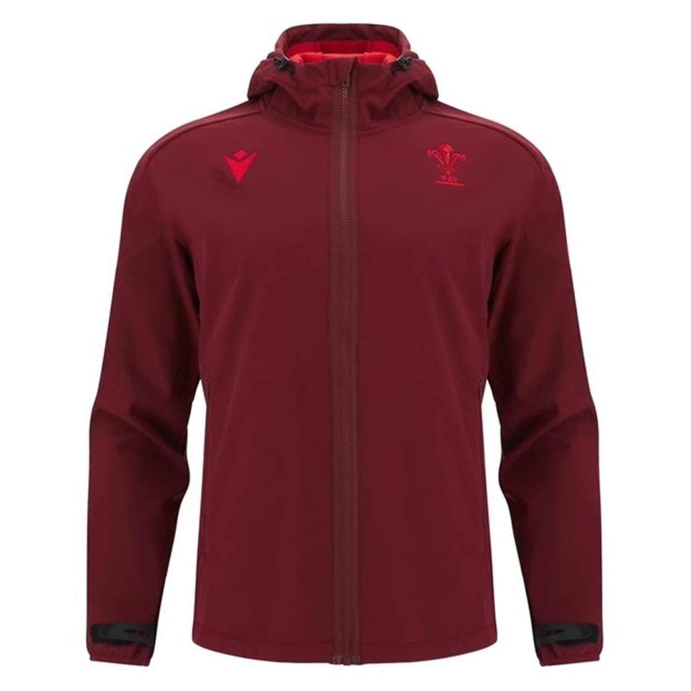 Macron Mens Wales Rugby Softshell Jacket 25 26