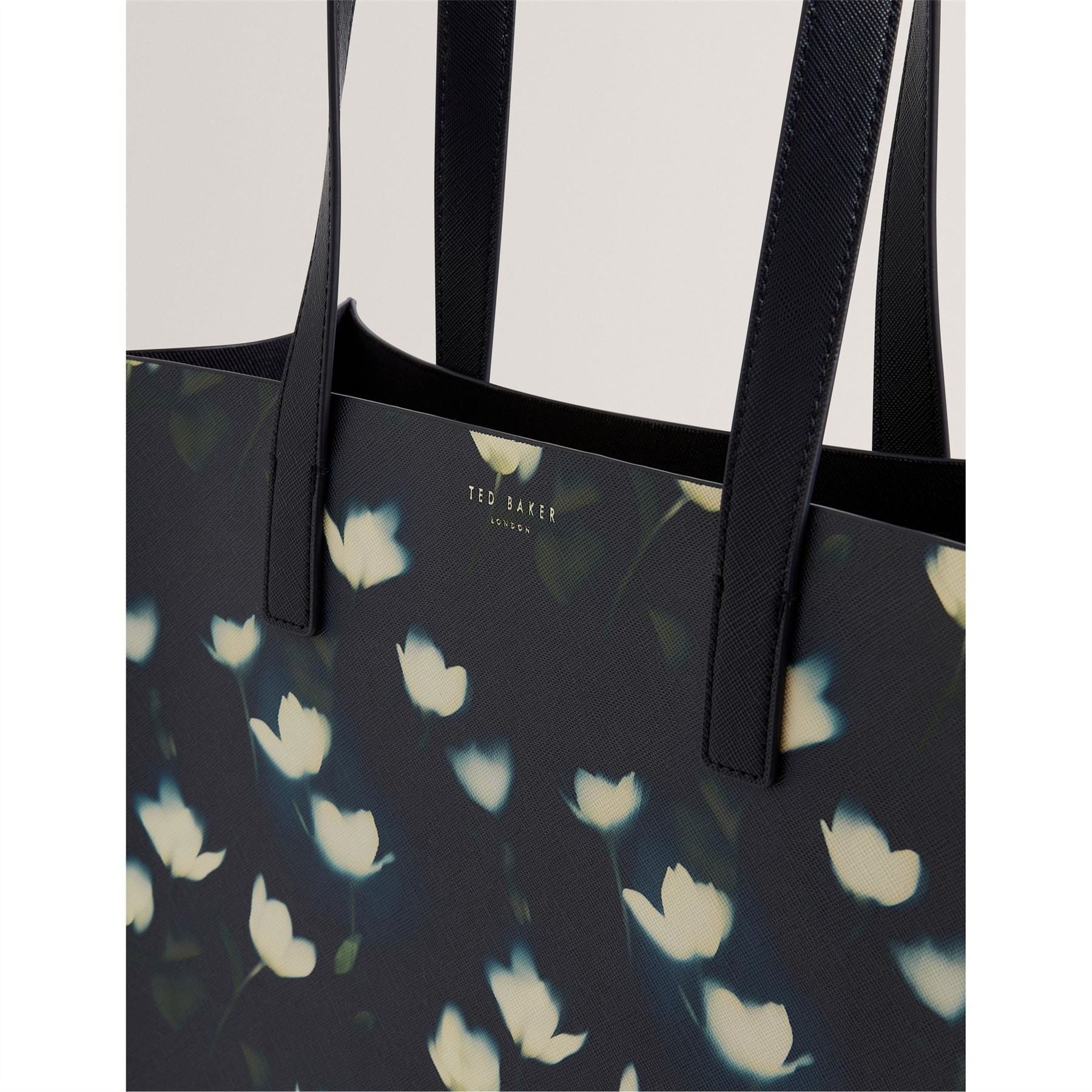 Ted Baker Floral Patterned Tote with Logo
