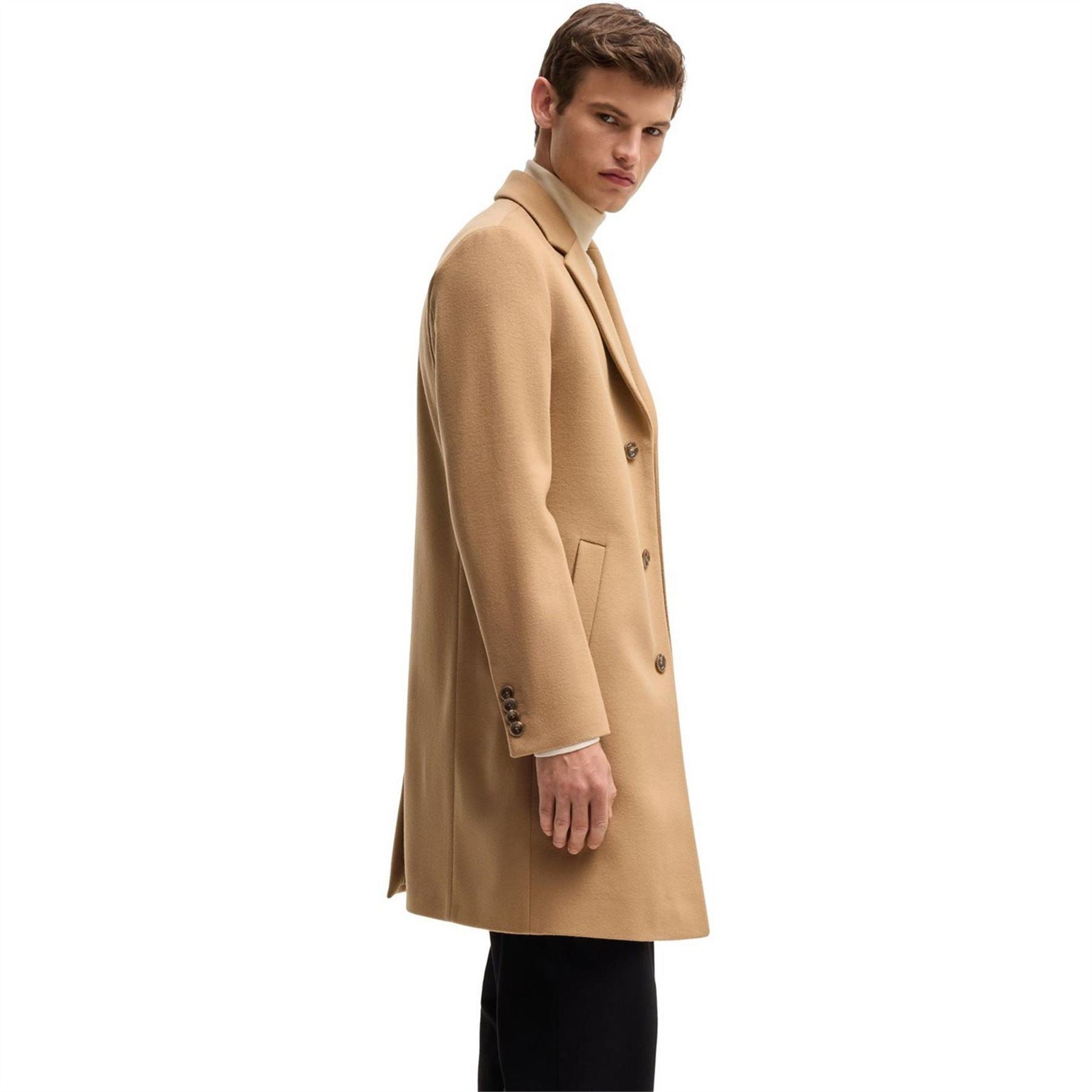 Boss Hyde Regular Fit Coat Jacket