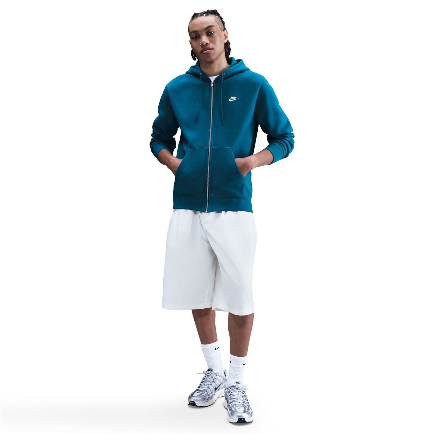 Nike Mens Sportswear Club Fleece Full Zip Hoodie