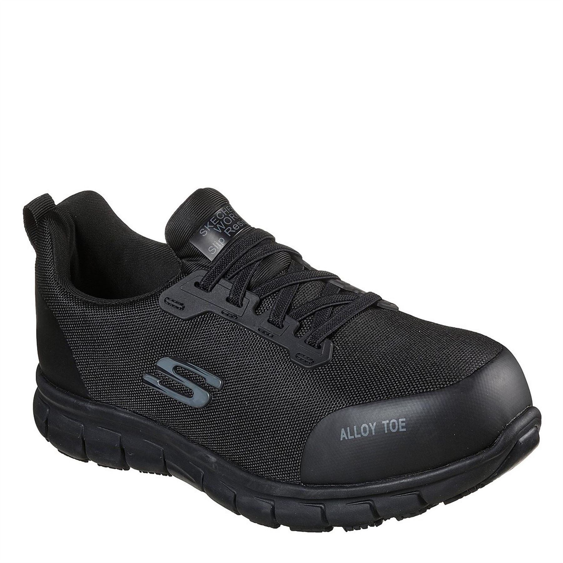 Skechers Jixie Alloy Toe Work Trainers Ladies