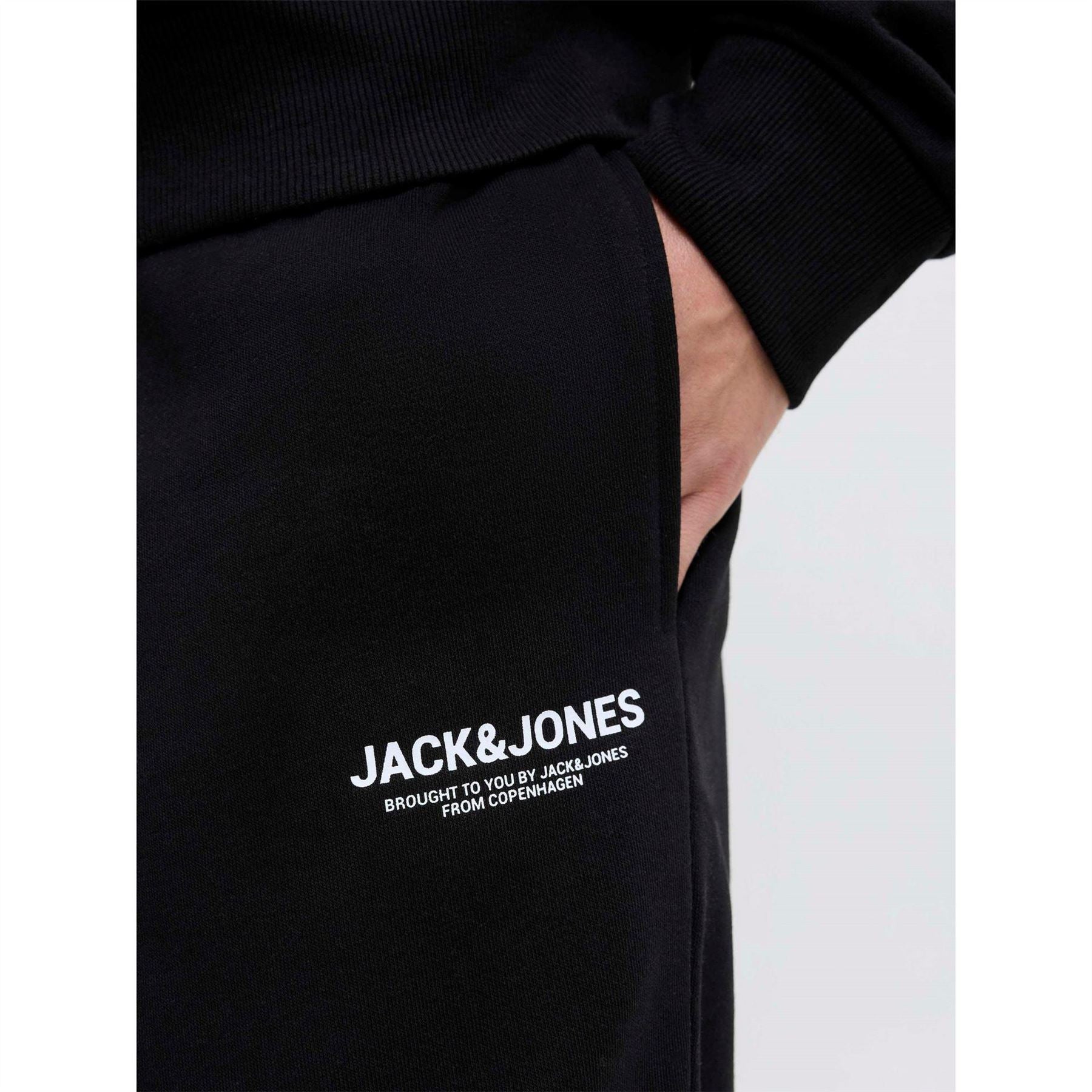 Jack and Jones Regular Fit Wordmark Hoodie Jogger Full Track Suits