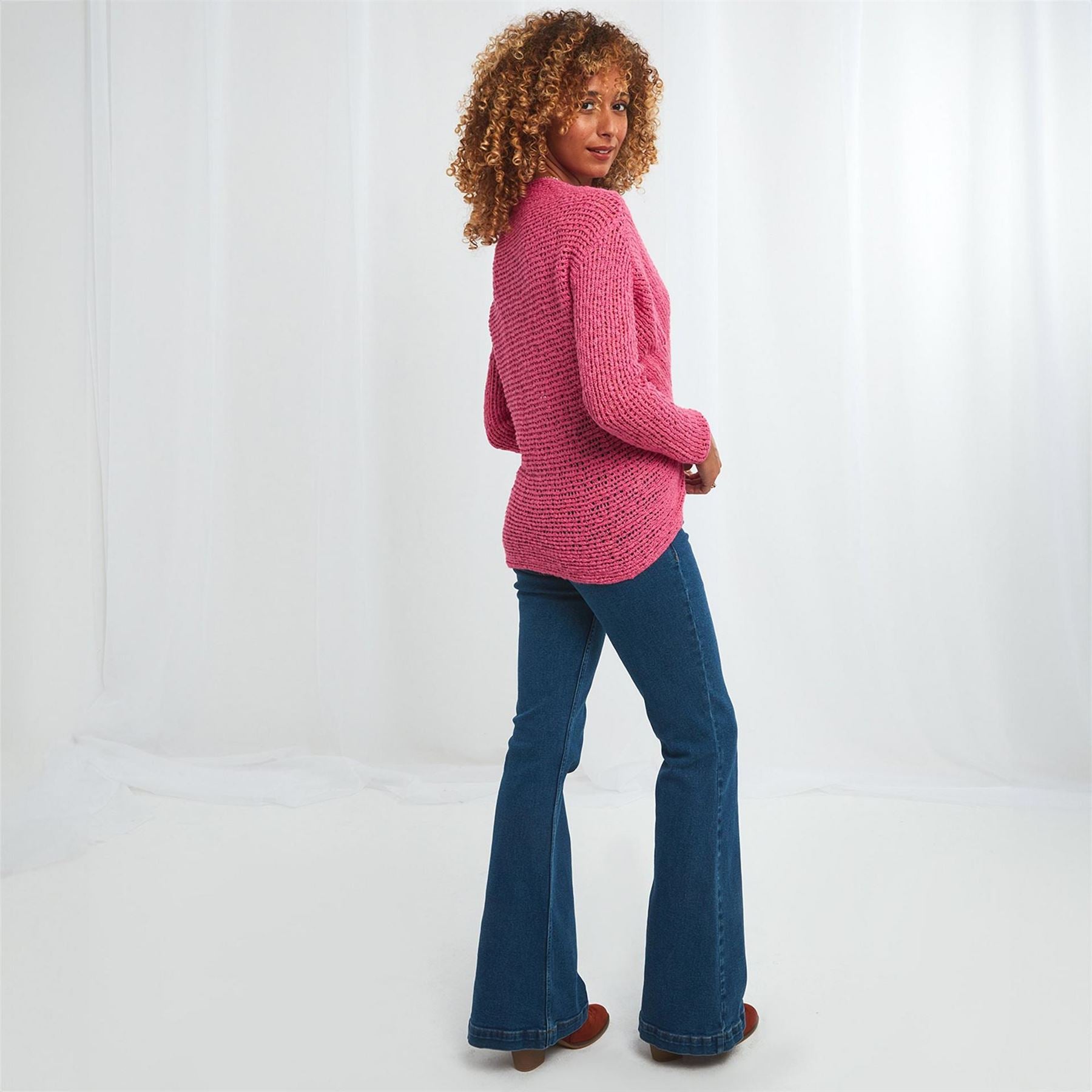Joe Browns Wrap Pink Sweater