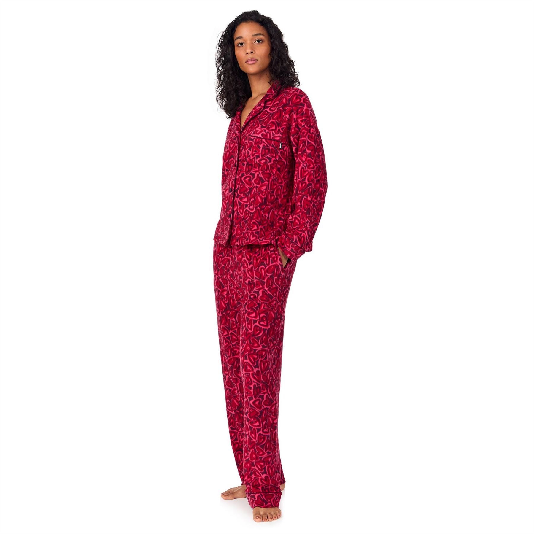 DKNY Long Sleeve Fleece Pyjama Sets