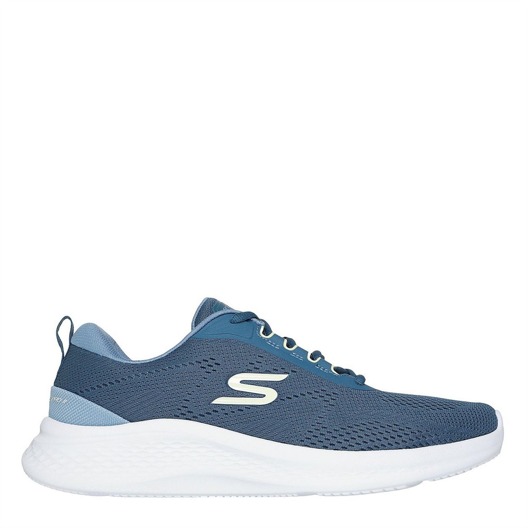 Skechers Mens Mesh Lace Up Low Top Trainers