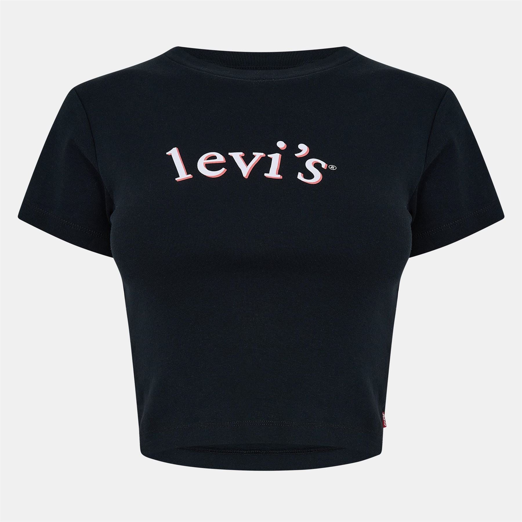 Levis Lacoste Lettering Crew Neck Short Sleeve T-Shirt