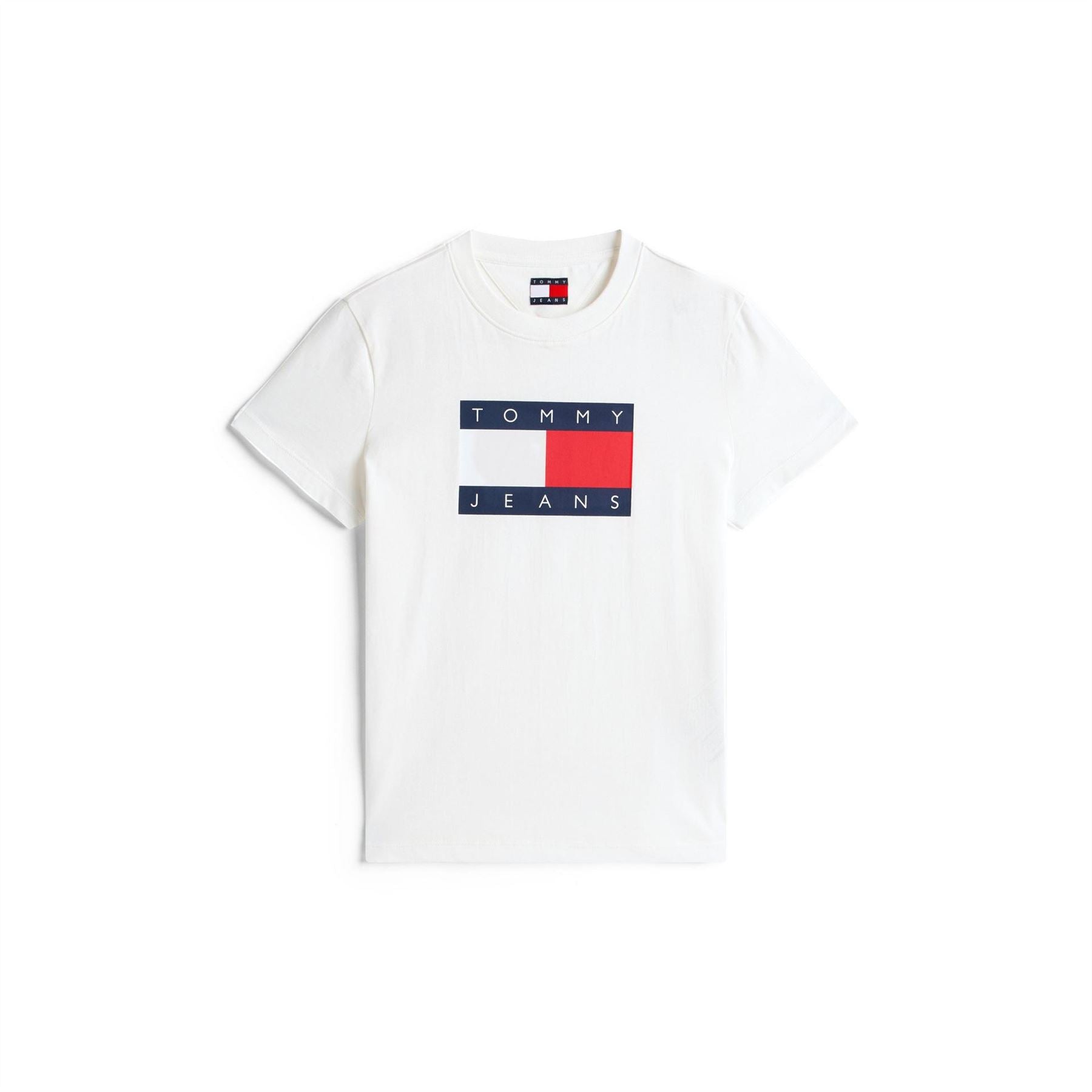 Tommy Jeans Badge Rib Crew Neck Regular Fit T-Shirt
