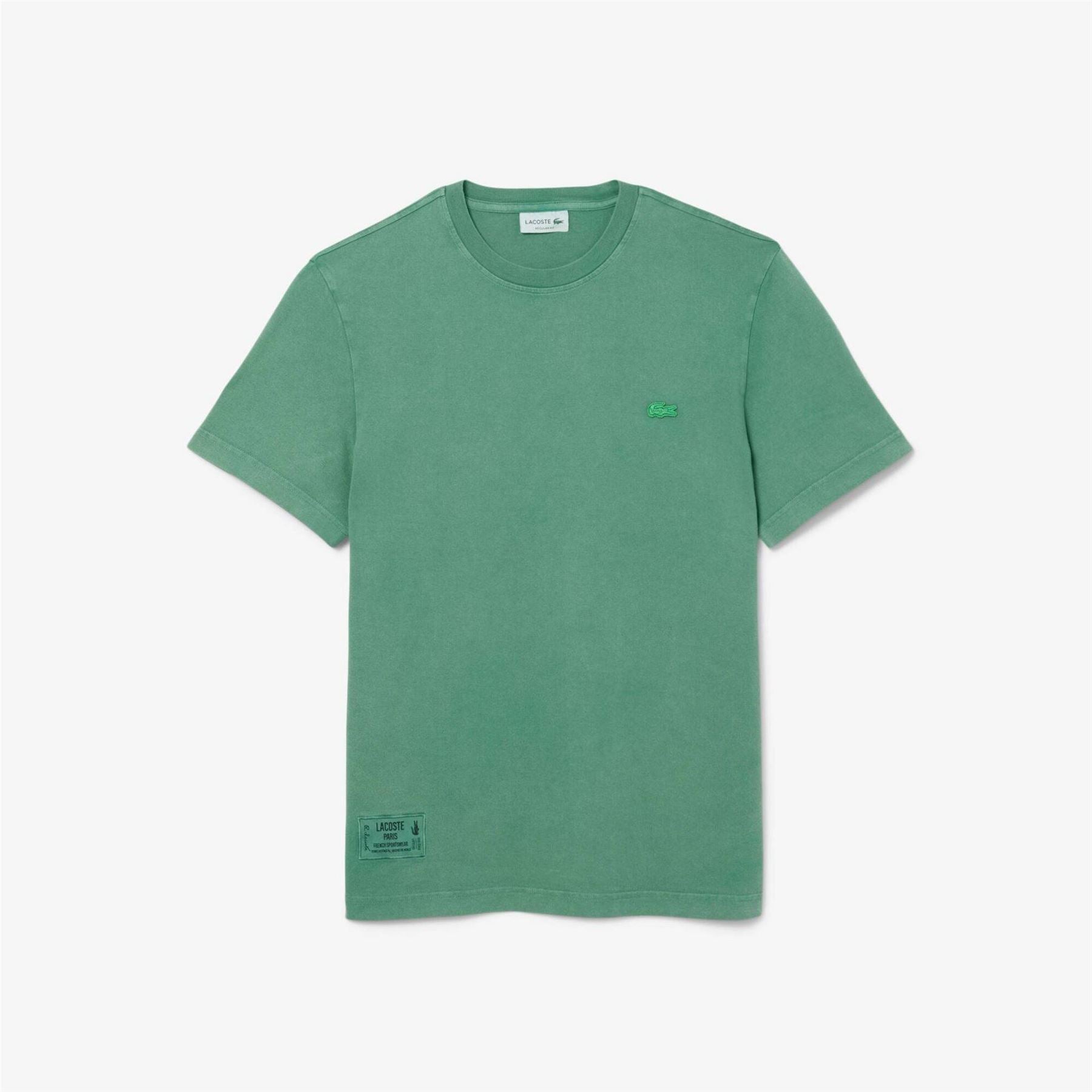 Lacoste Washed Effect Heavy Jersey Regular Fit T-Shirt