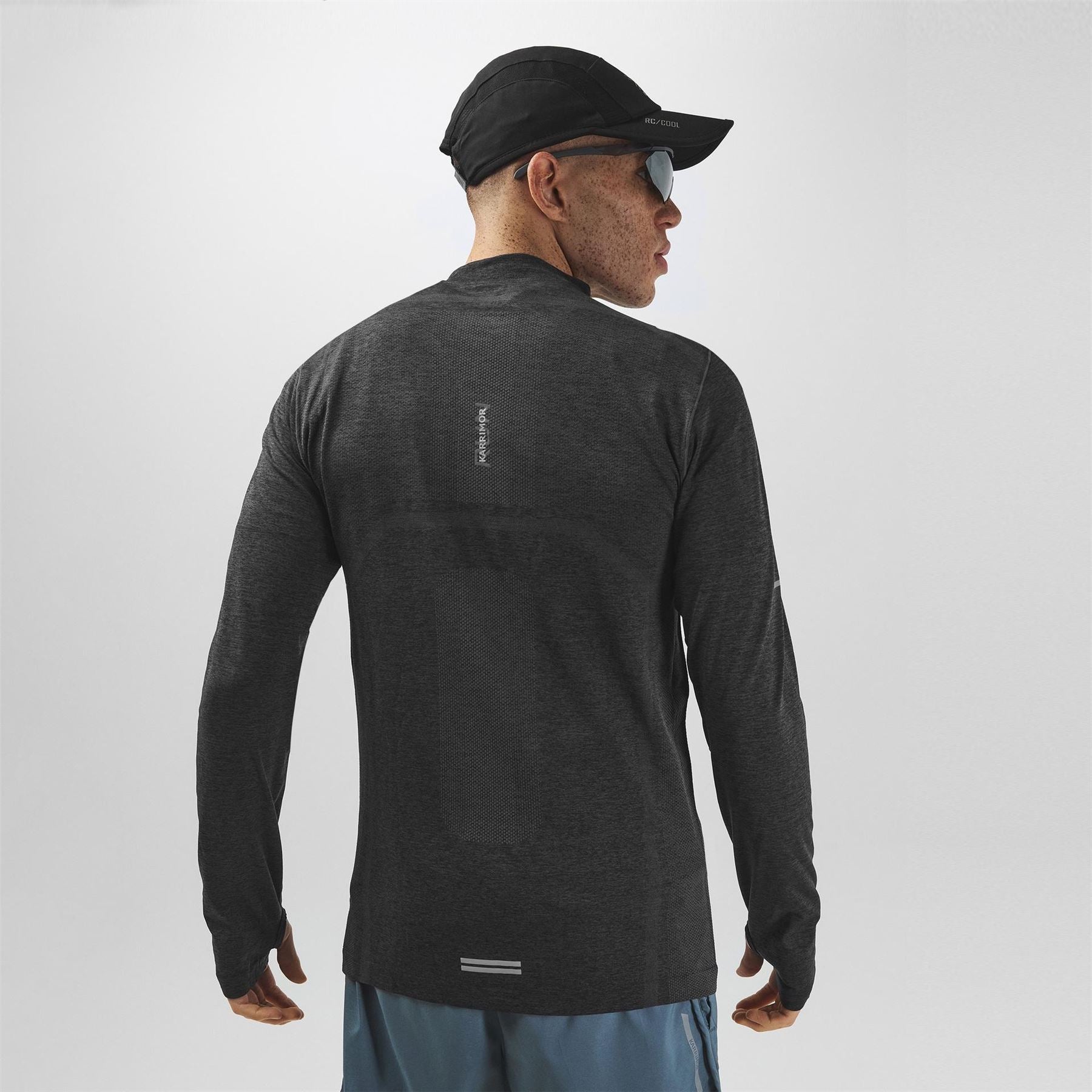 Karrimor Mens Xlite Seamless Running Quarter Zip