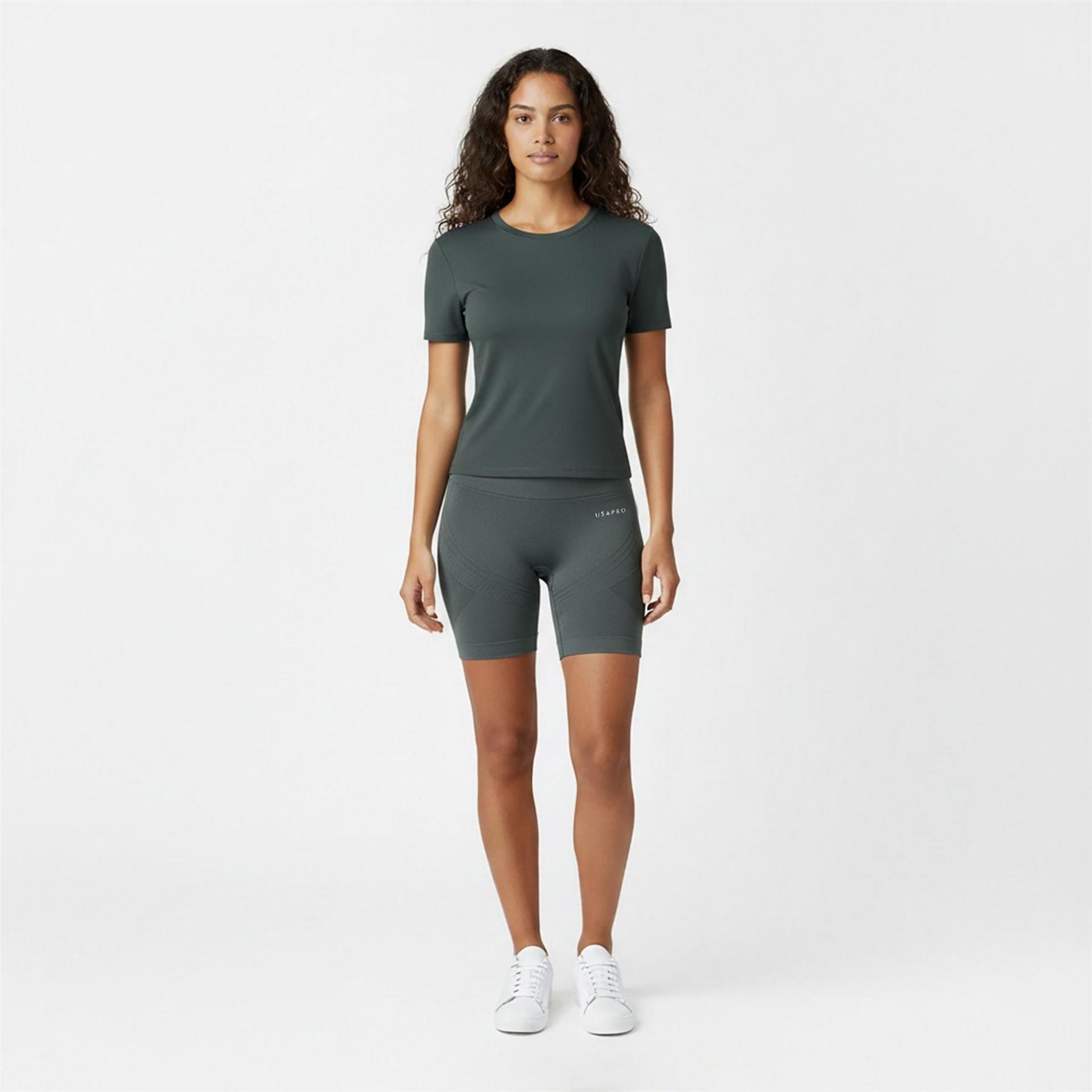 USA Pro Pro Seamless Longline Cycling Shorts Womens
