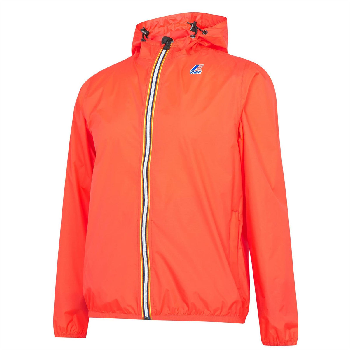 K Way Le Vrai 3.0 Water Resistant Long Sleeve Rain Anorak