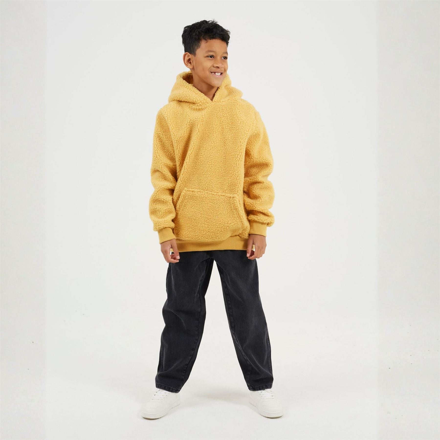 Brave Soul Kangaroo Pocket Hooded Long Sleeve Sweatshirt