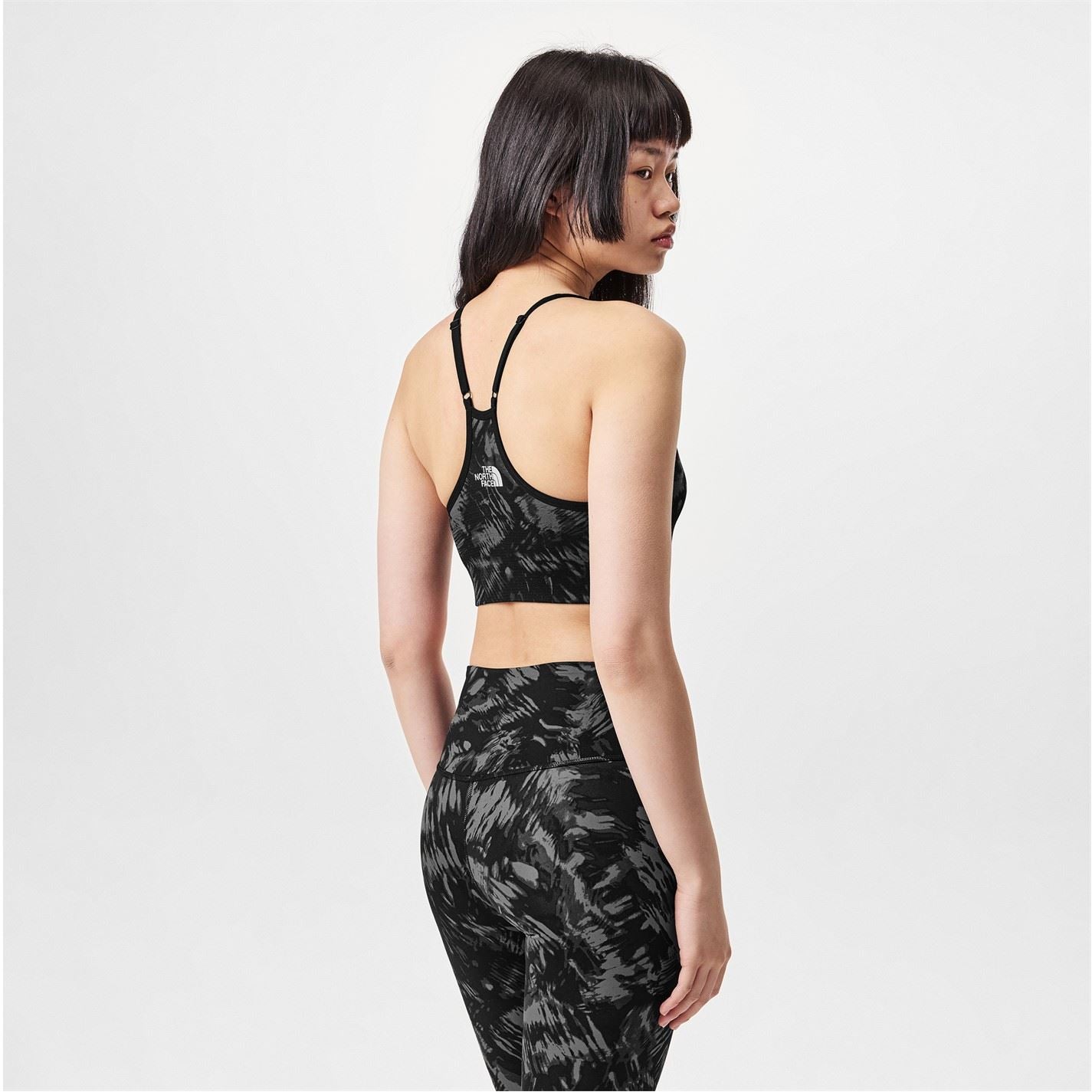 The North Face Flex Bra Aop Tnf Black Waterfall