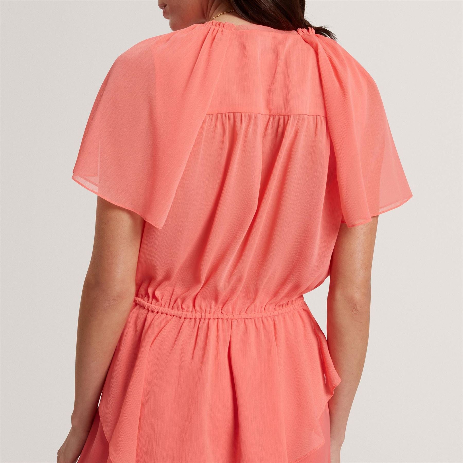 Ted Baker Baker Soft Woven Peplum Top